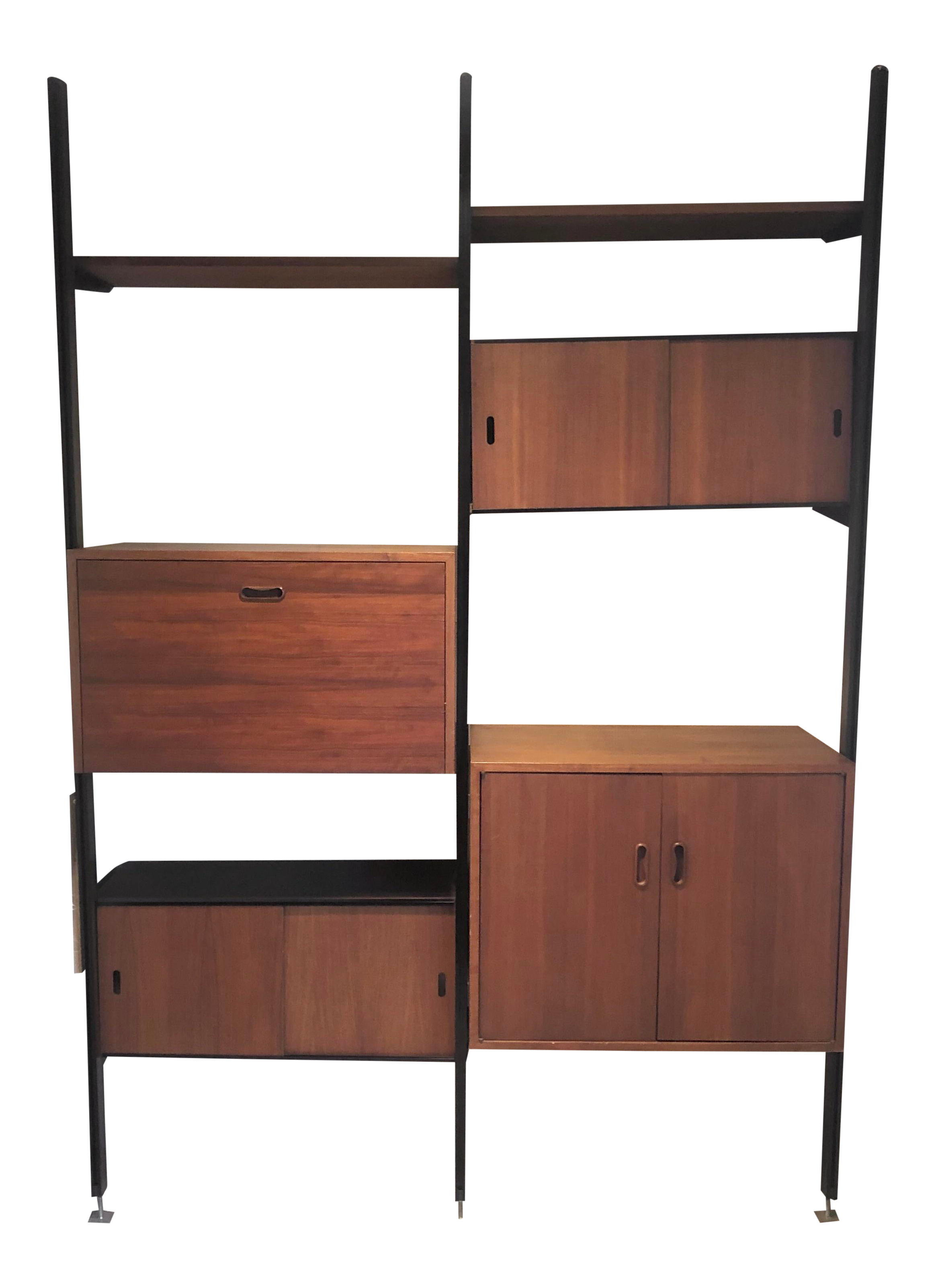 Mid Century Modern Modular Wall Unit After George Nelson Chairish