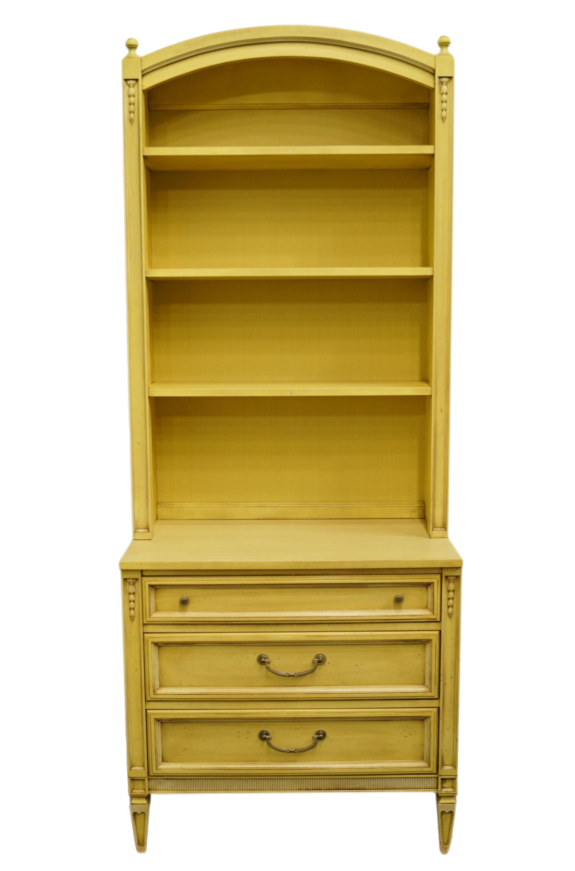 20th Century French Provincial Basic Witz Cream Yellow Painted 3