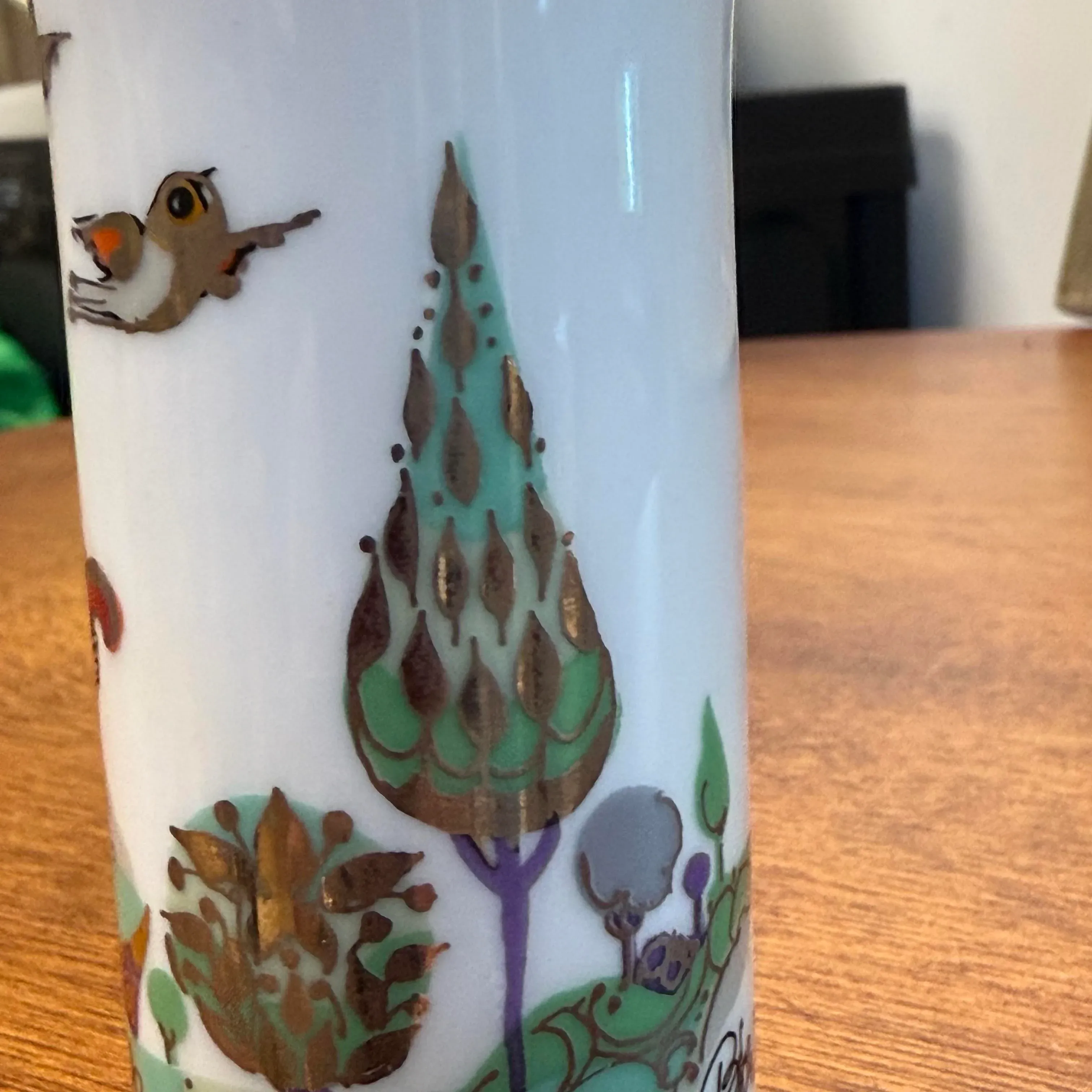 Mid 20th Century Bjorn Wiinblad Rosenthal Vase | Chairish