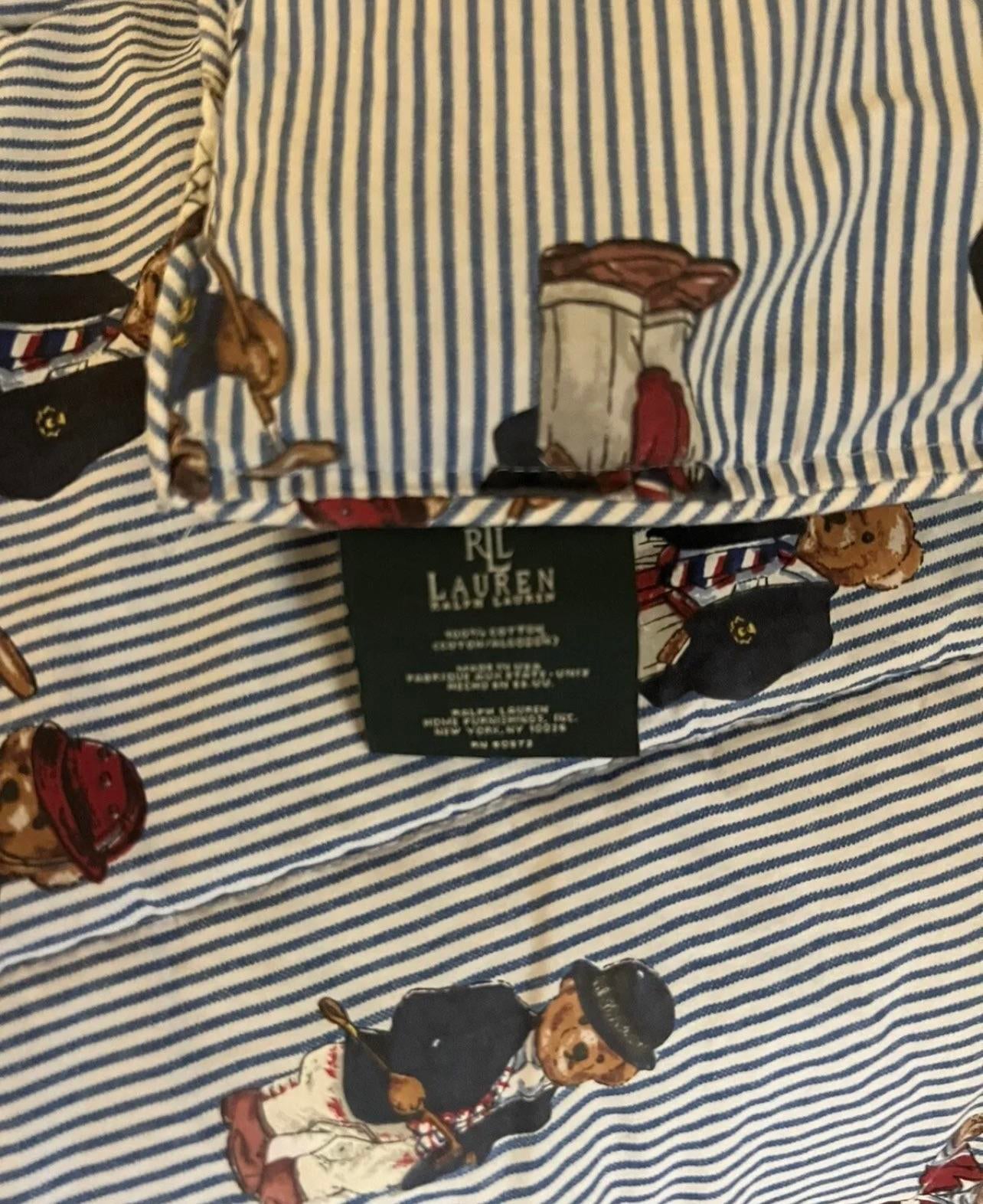 Polo bear sheets queen top