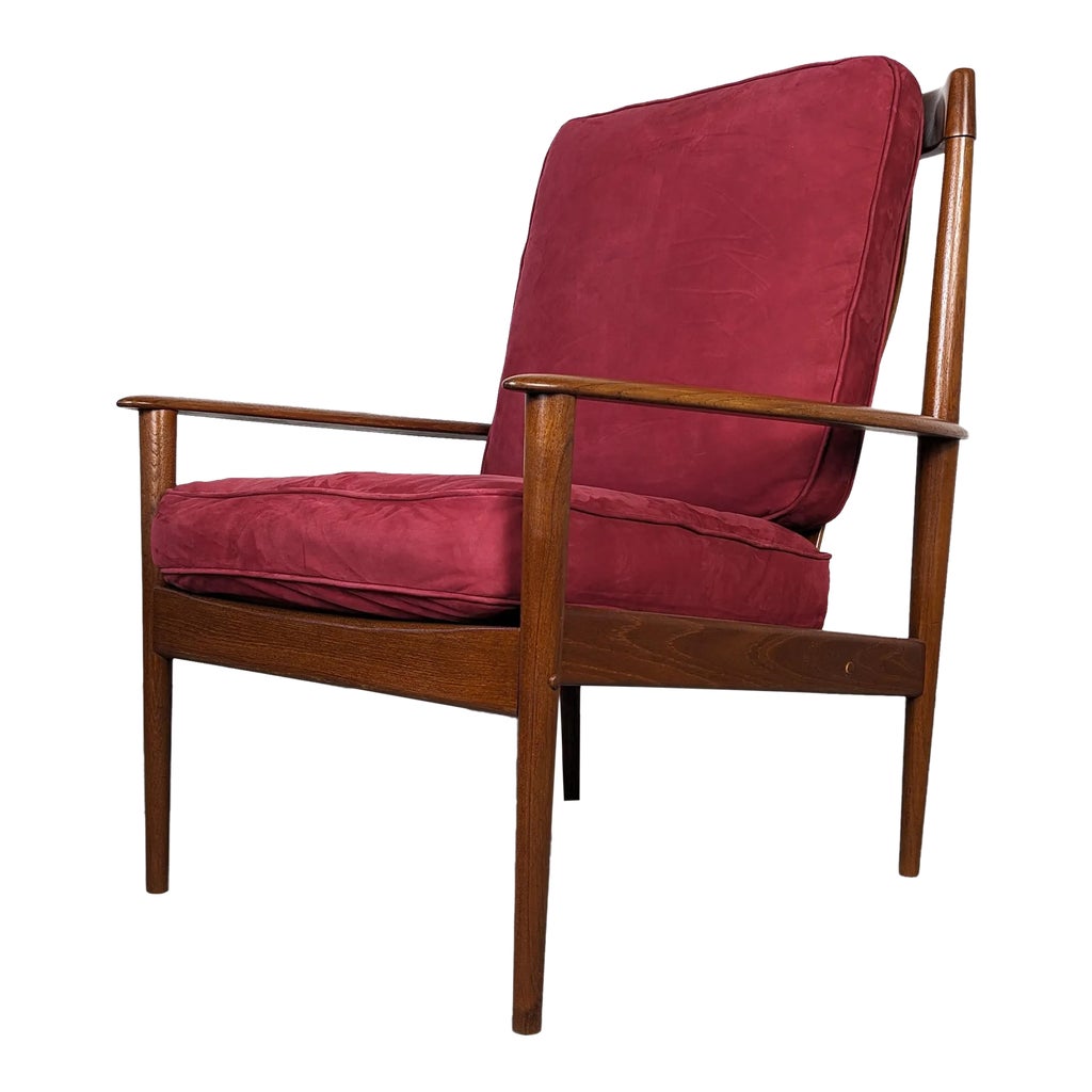 Oak chair (張り替え済) 1960s-mid-century-modern-
