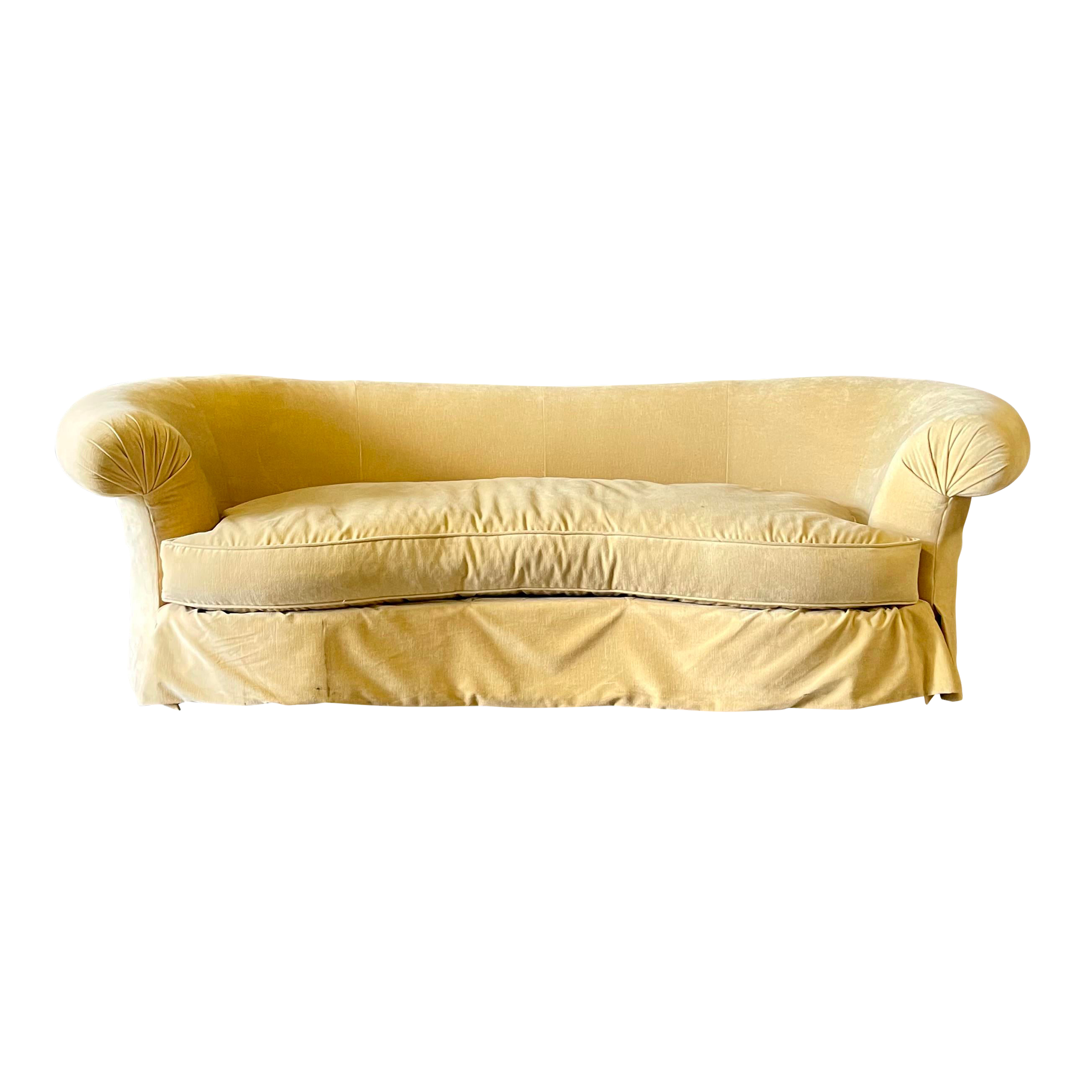 Large Curved Henredon Sofa Chairish