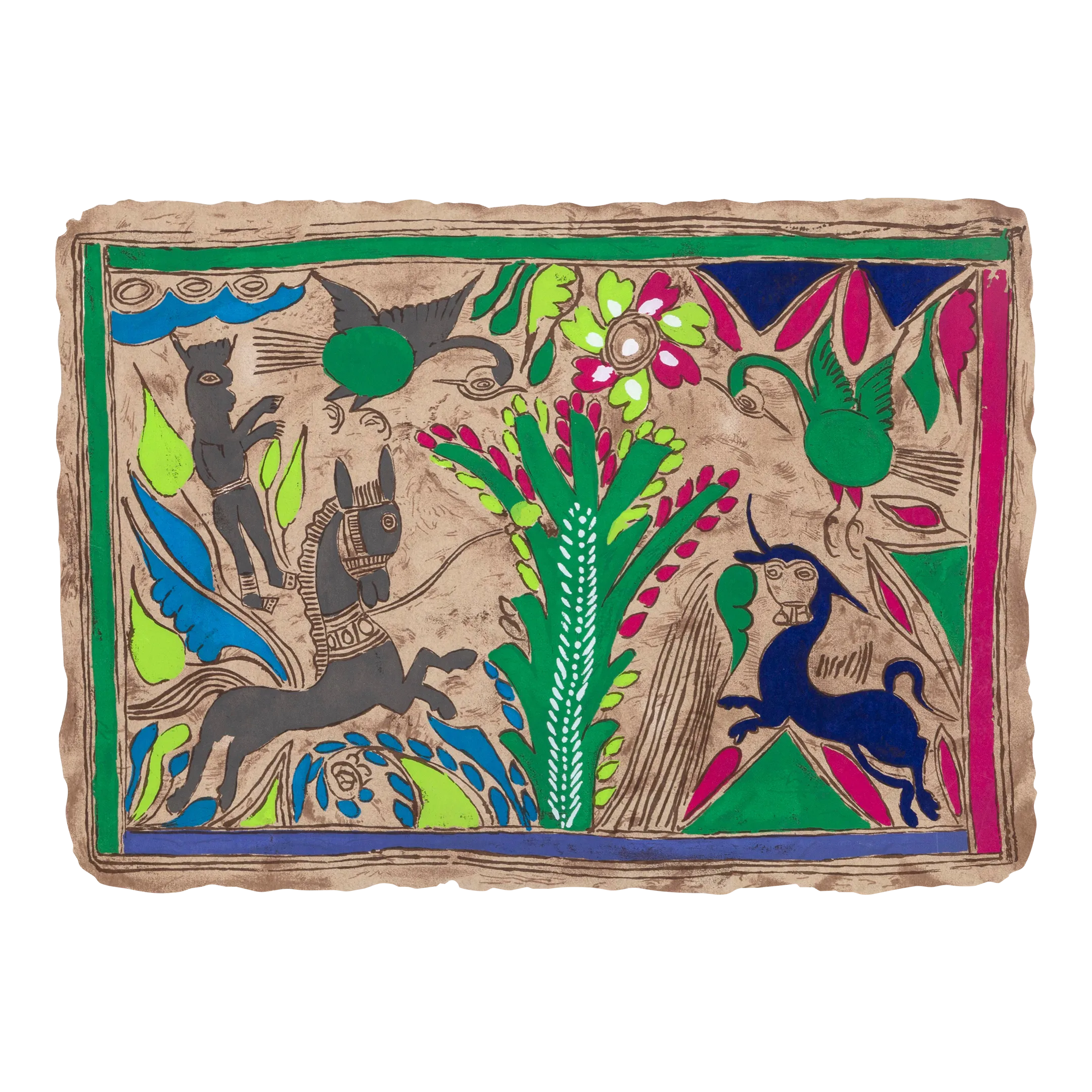 Tapestry Pattern, Unknown Artist Screenprint Poster