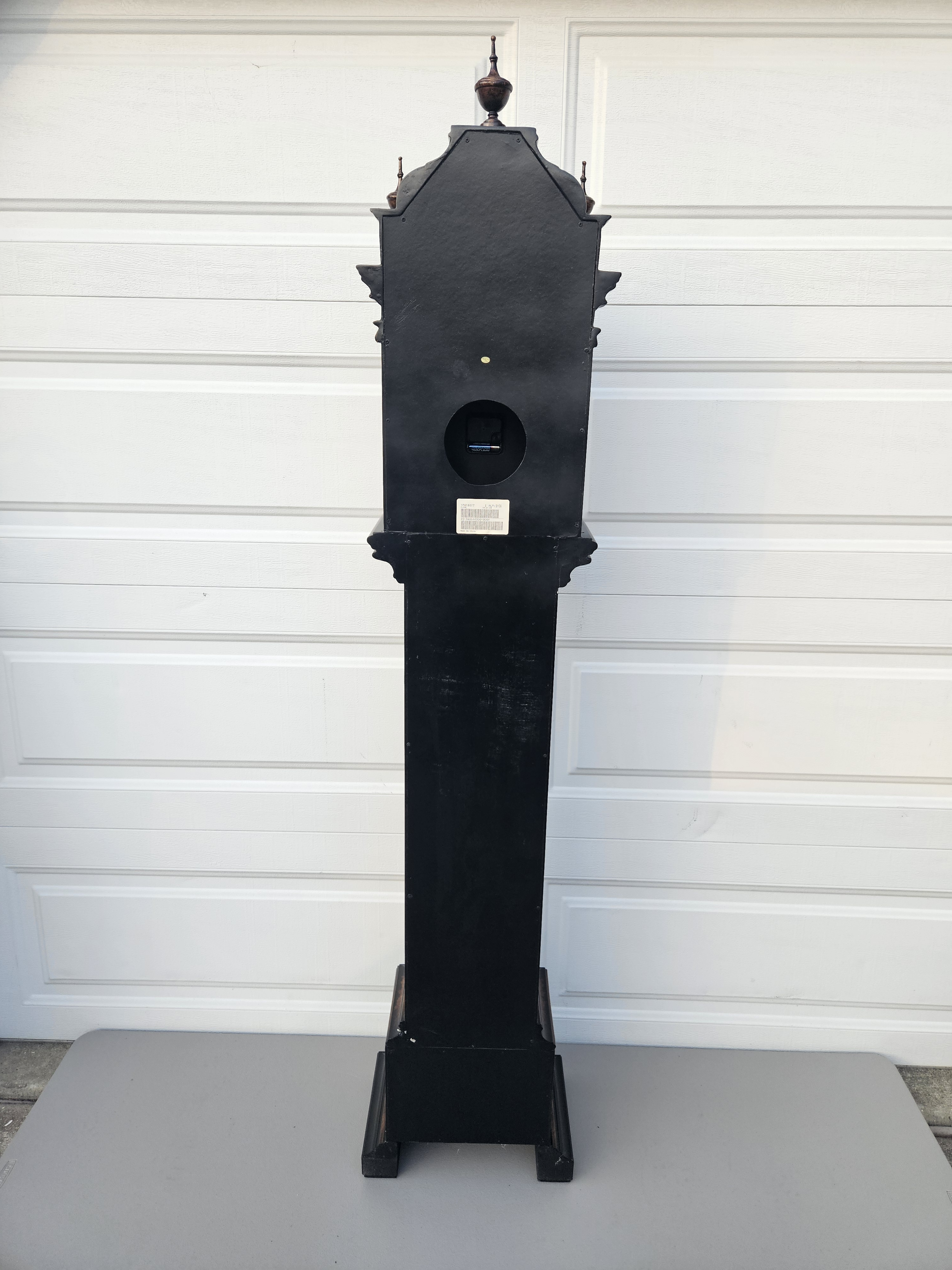 1990s Ethan Allen Chinoiserie Grandmother Floor Clock Asian