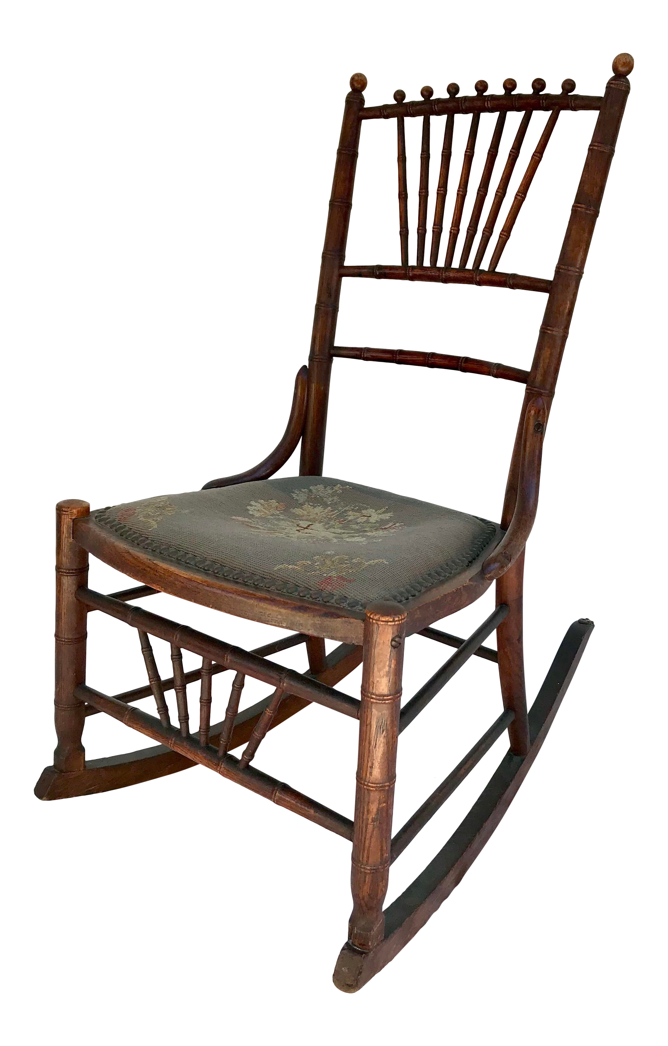 antique kids rocking chair