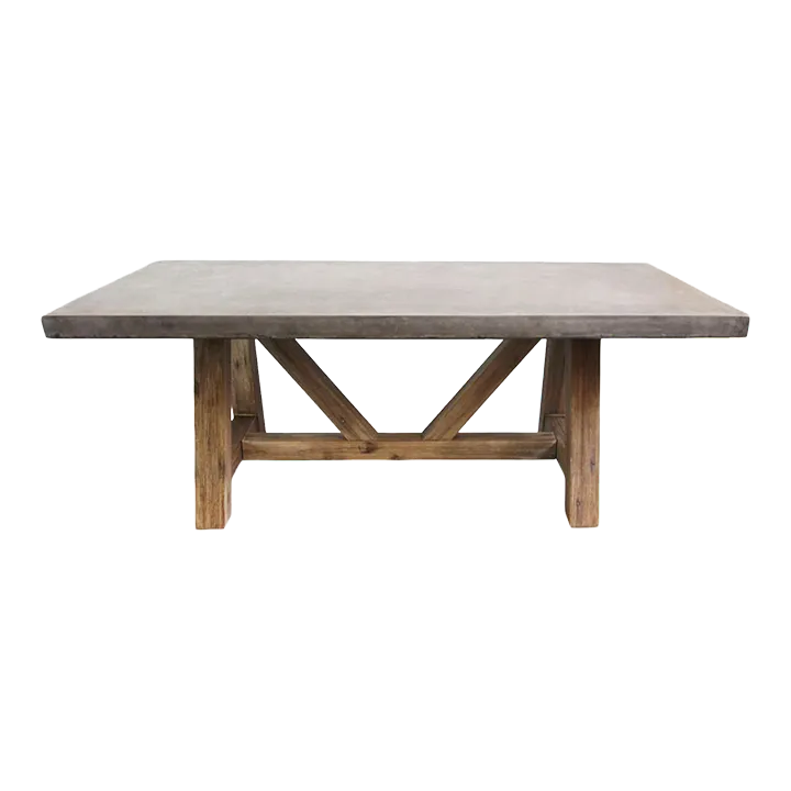Cement Dining Table Outdoor
