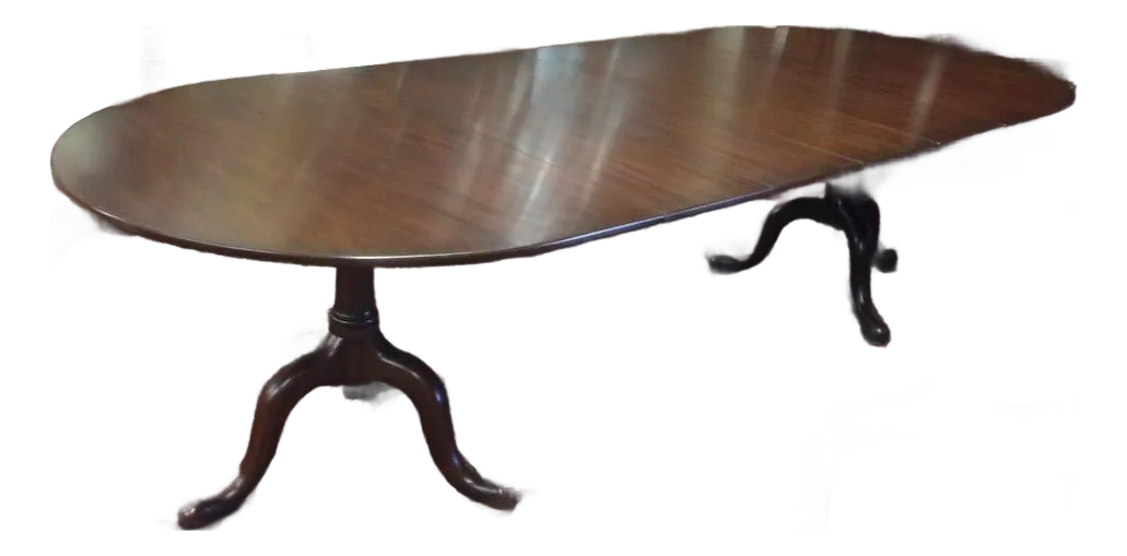 Henkel Harris Dining Table, Mahogany Dining Table, Oval Dining