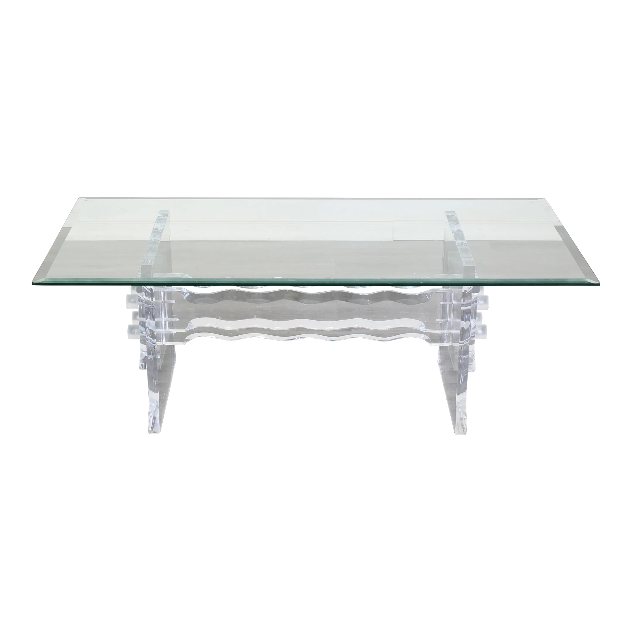 Lucite Ribbon Coffee Table ビンテージ il_fullxfull.5494923116_9tex.jpg