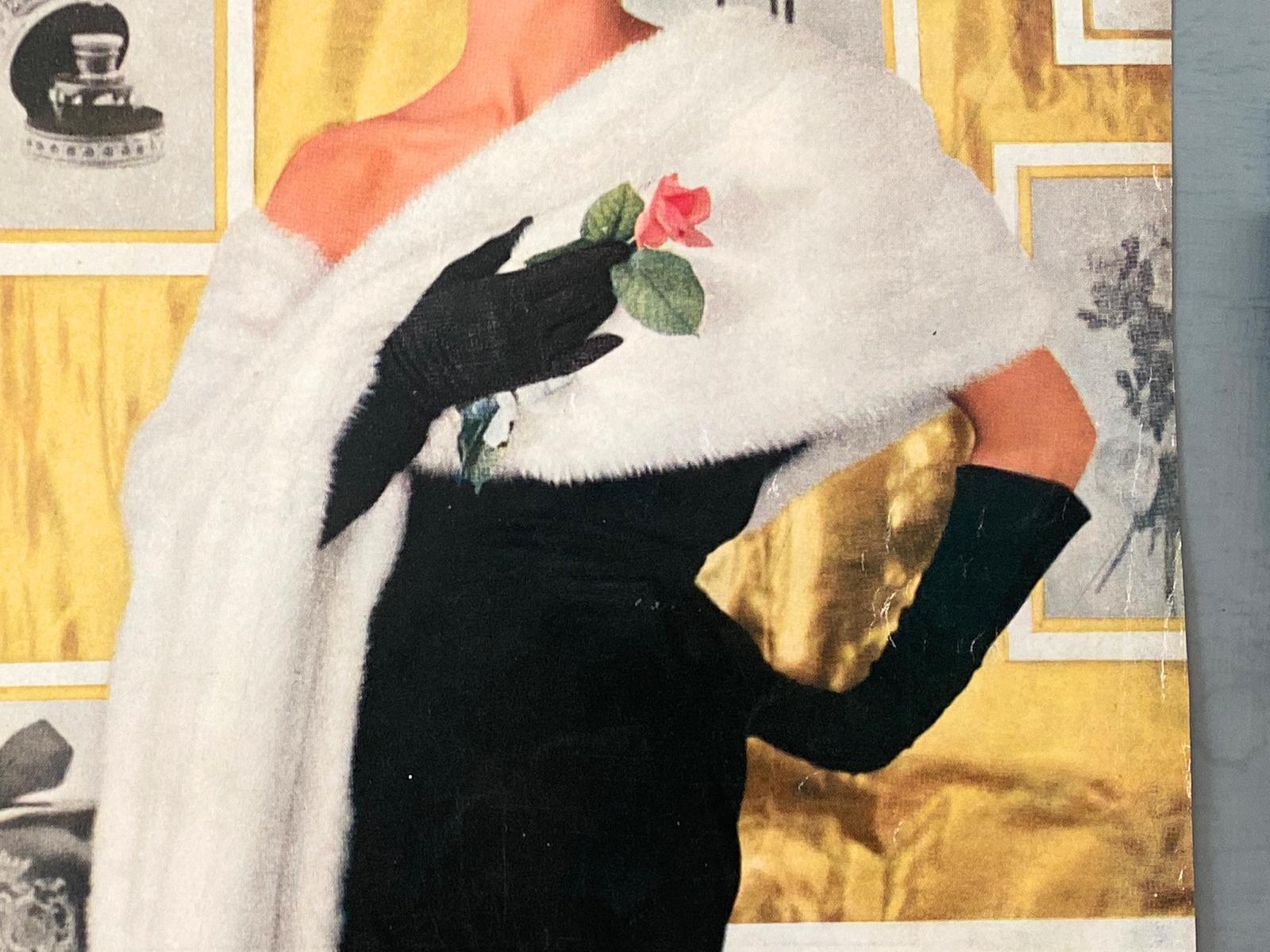 Authentic Vintage Vogue Paris Cover Dated December 1953