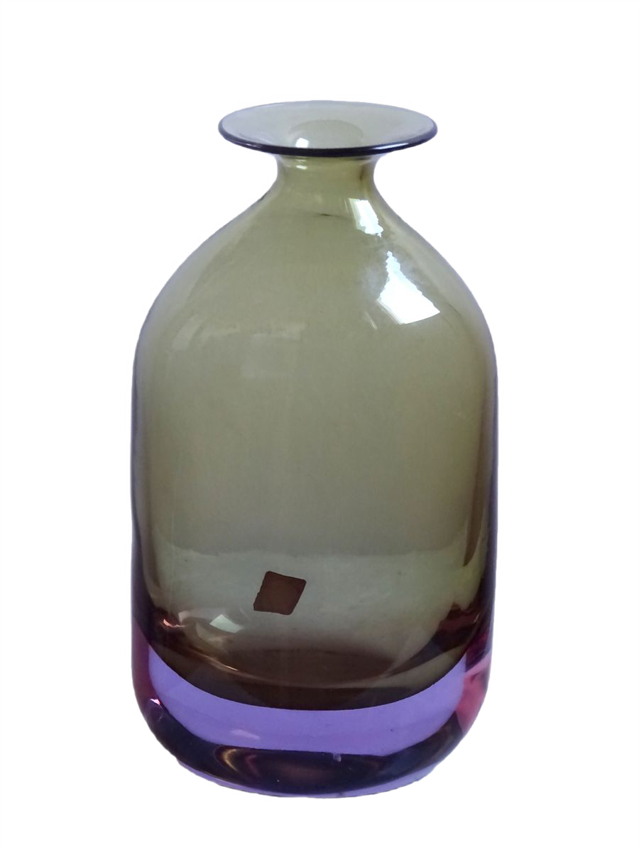 Murano Glass Vase by Flavio Poli for AB MURANO, 1960s Chairish