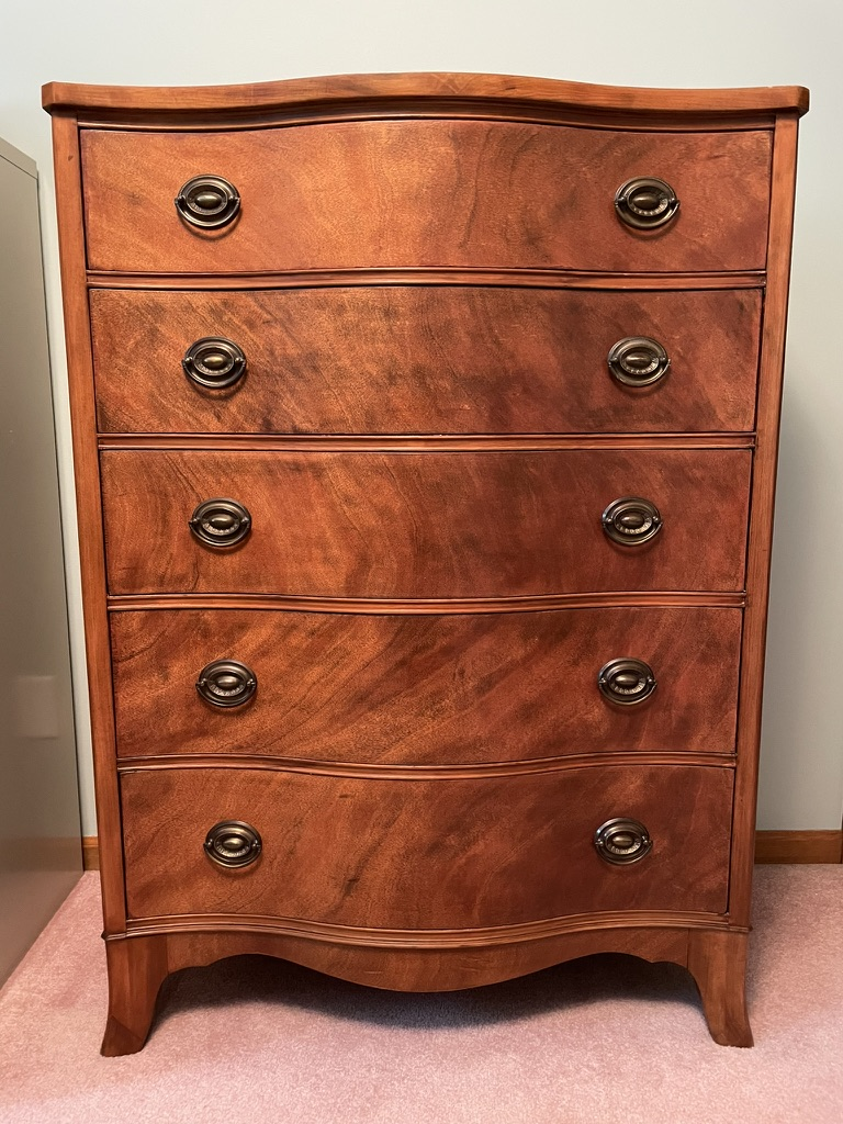Drexel Heritage 5 Drawer Tallboy Dresser | Chairish