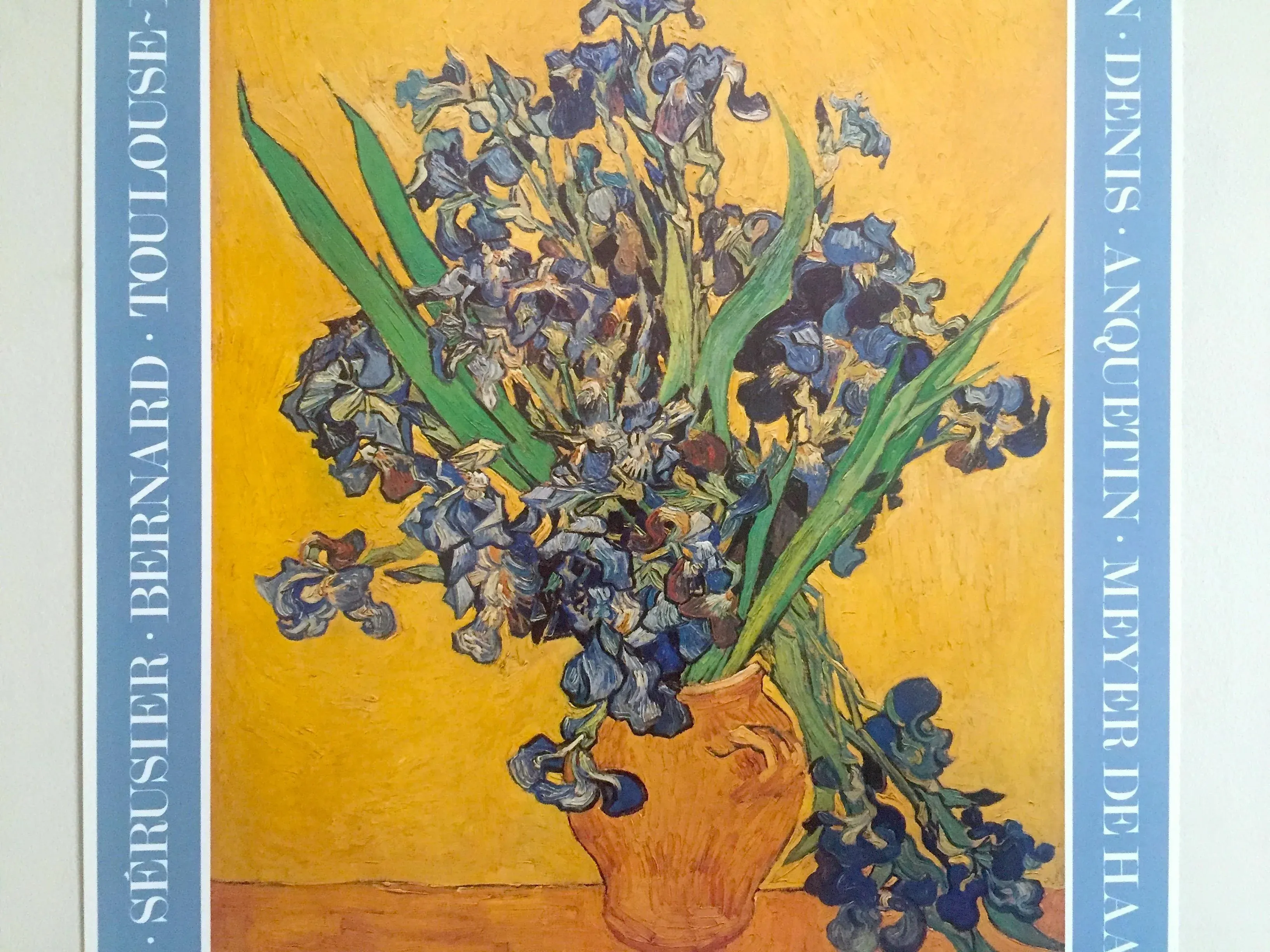 Vincent Van Gogh Vintage 1981 Post Impressionist Exhibition Poster