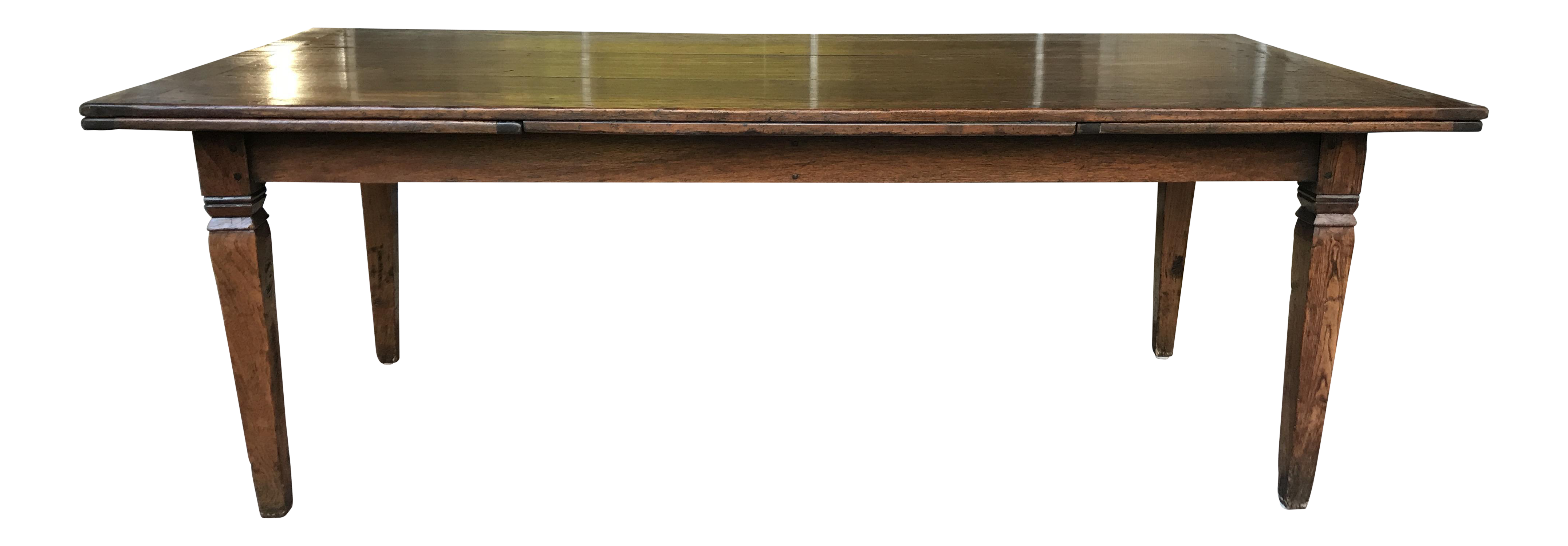 English Antique Wood Dining Table Chairish