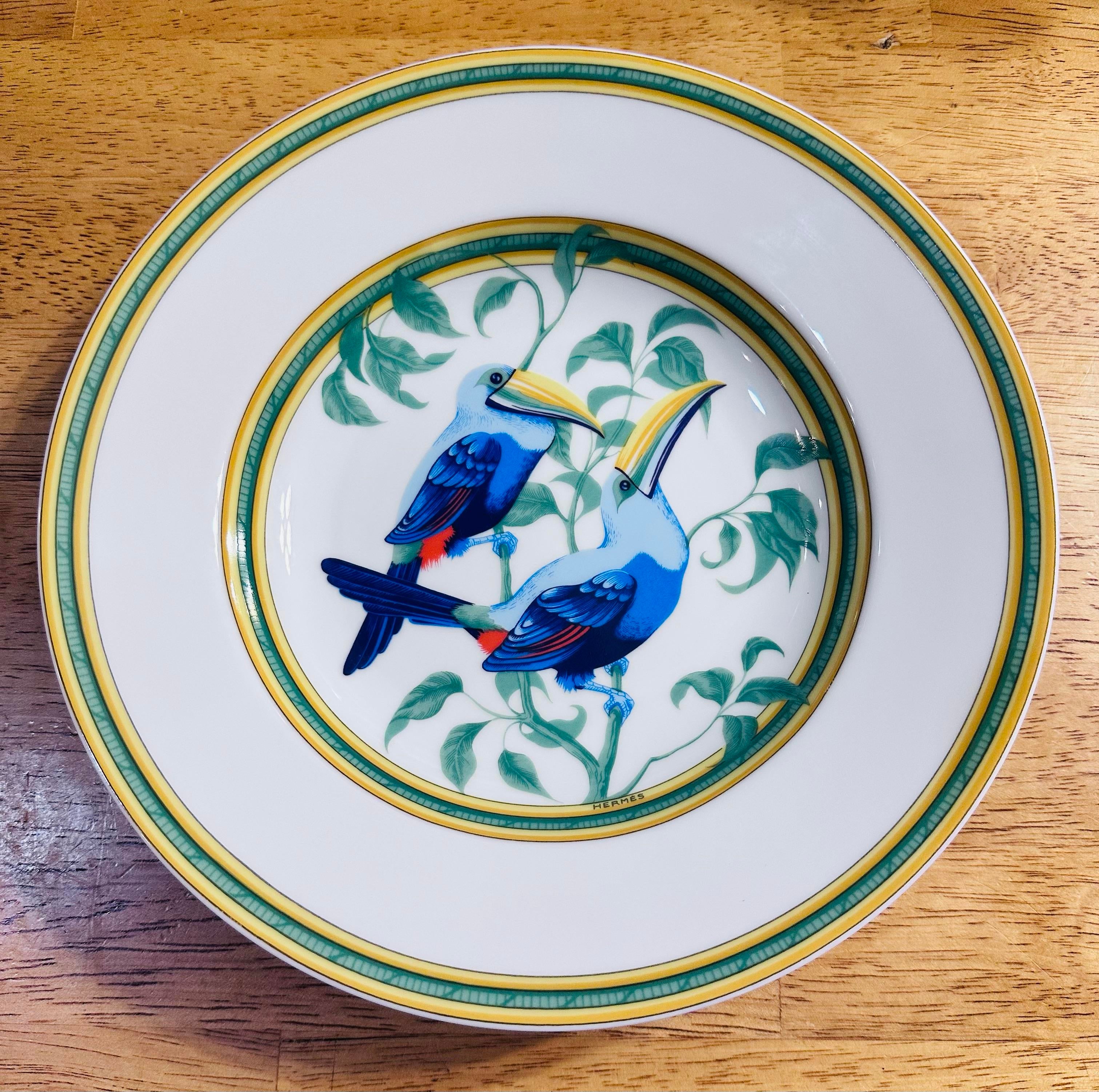 Vintage Hermès Toucan Porcelain Bowl | Chairish