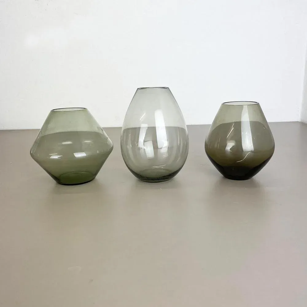 Turmalin Vases Attributed to Wilhelm Wagenfeld for WMF, Germany