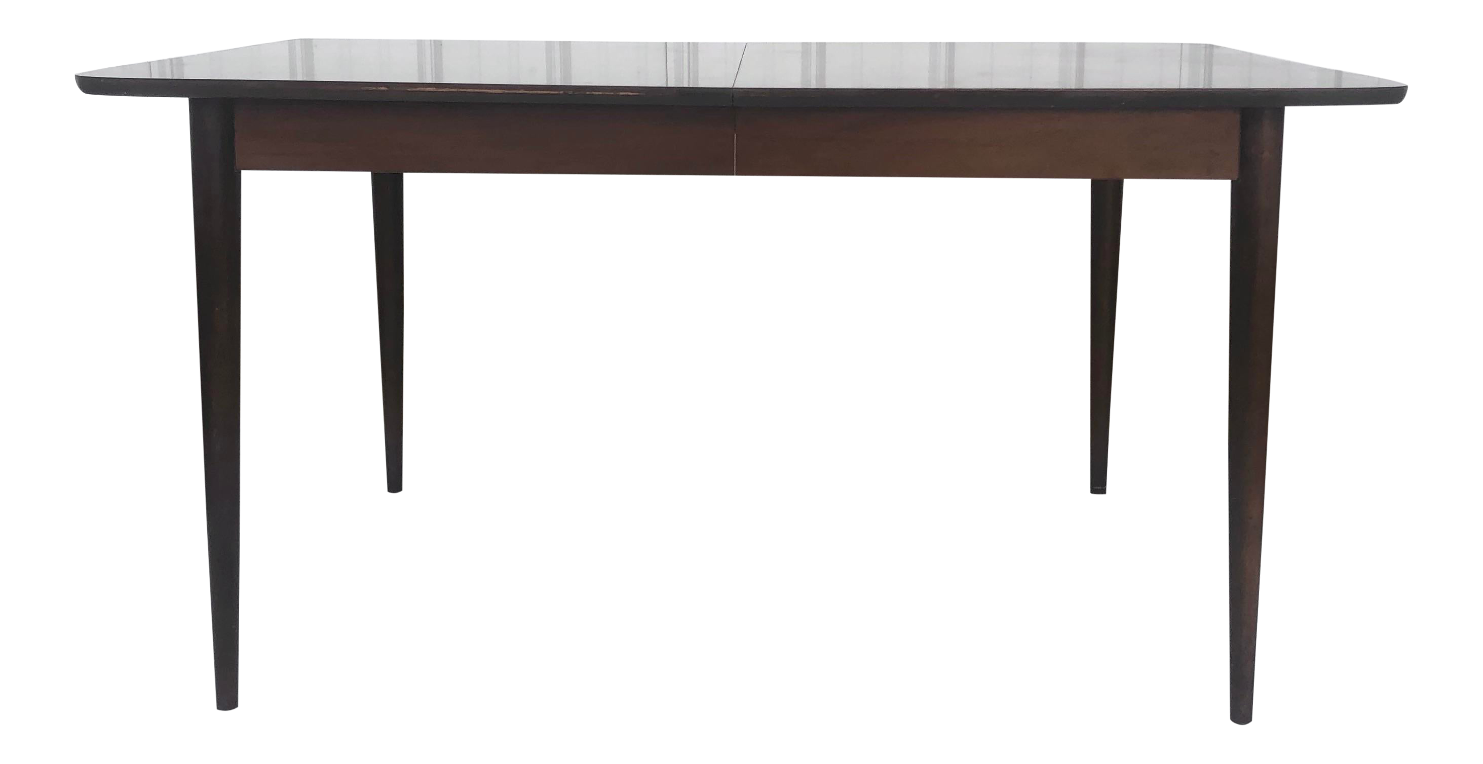 MidCentury Dining Table With Leaf Chairish