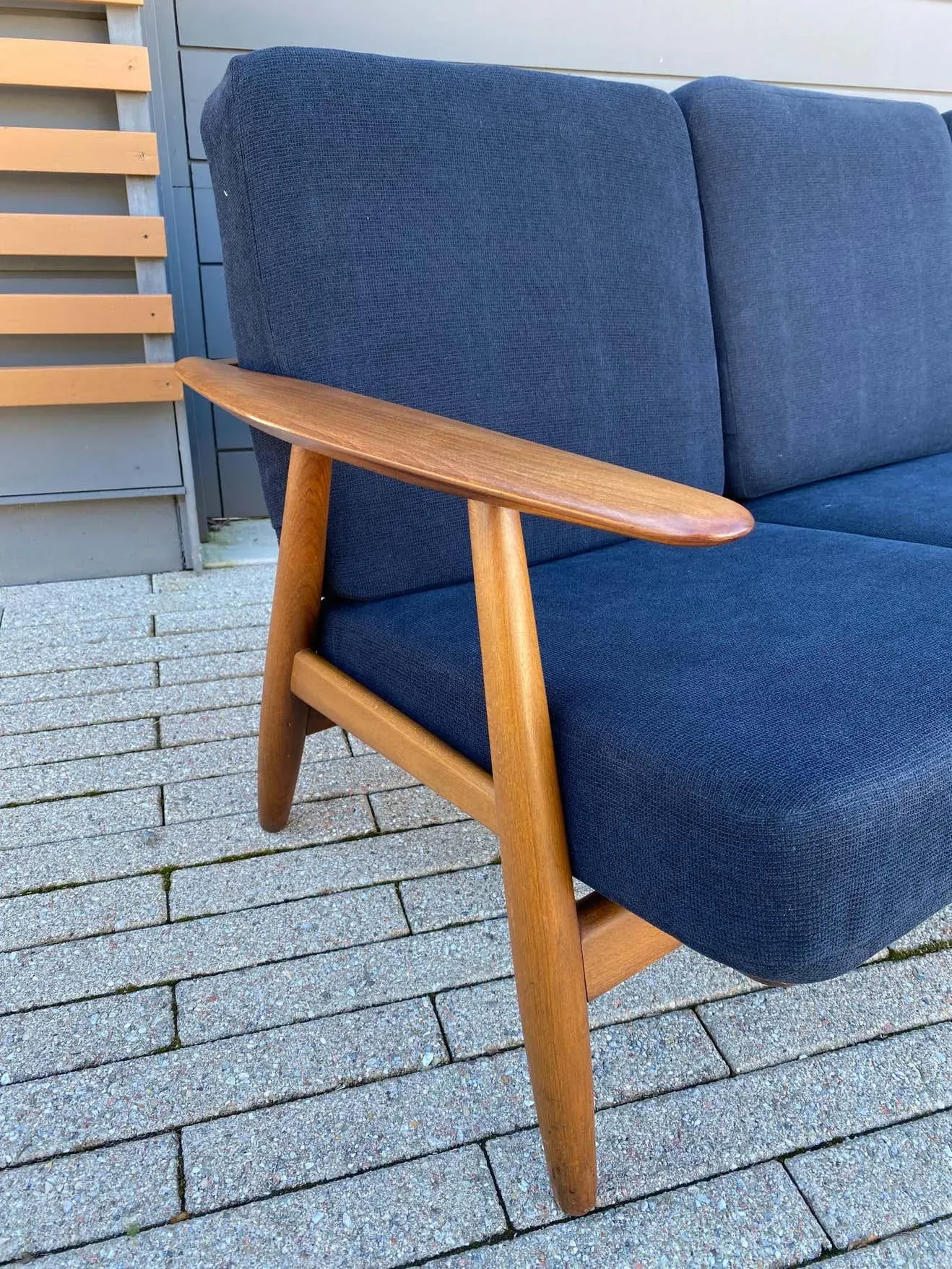 The GE 240 Oak Lounge Chair by Hans J. Wegner for Getama