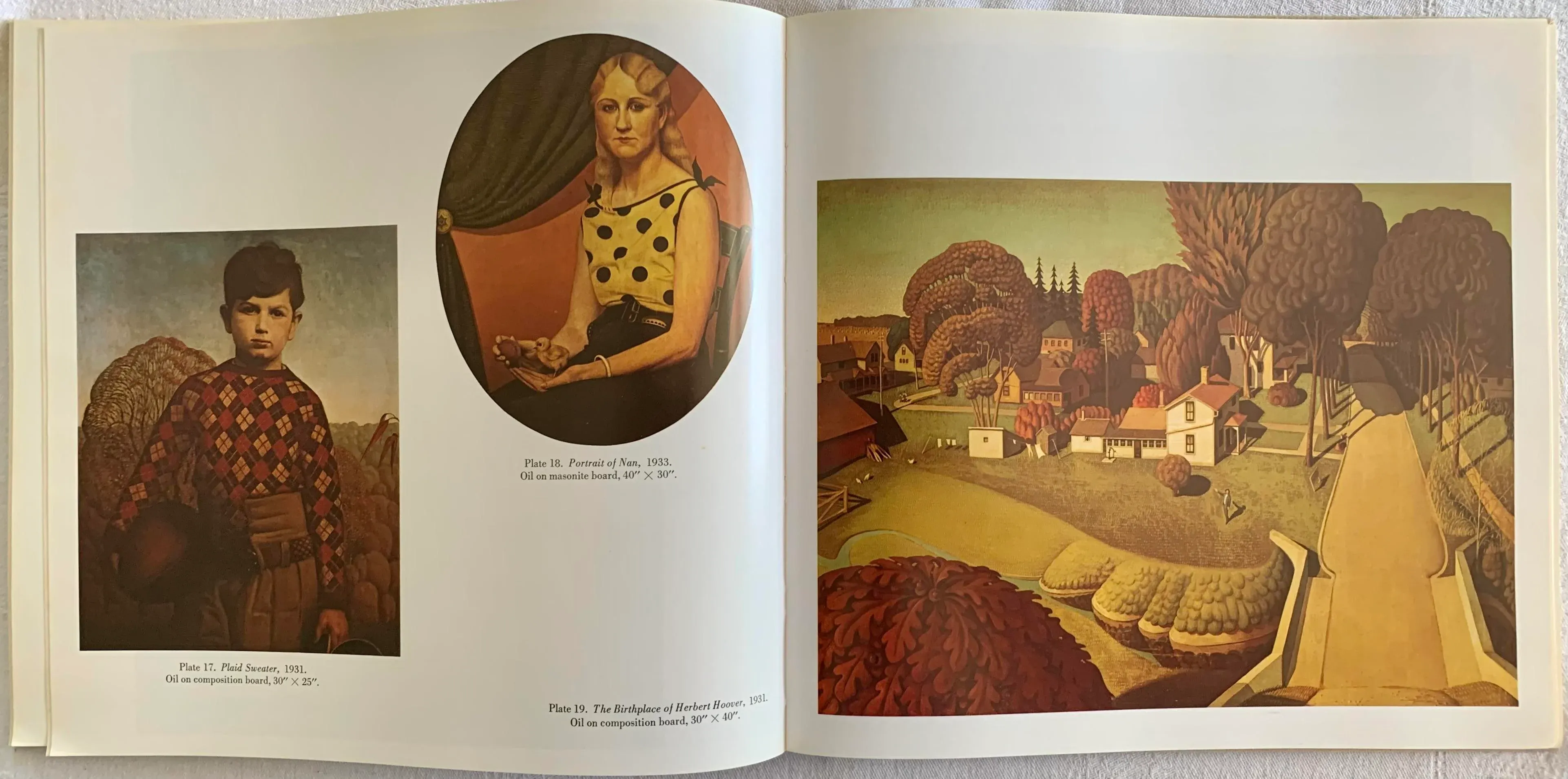 1970s Grant Wood Book