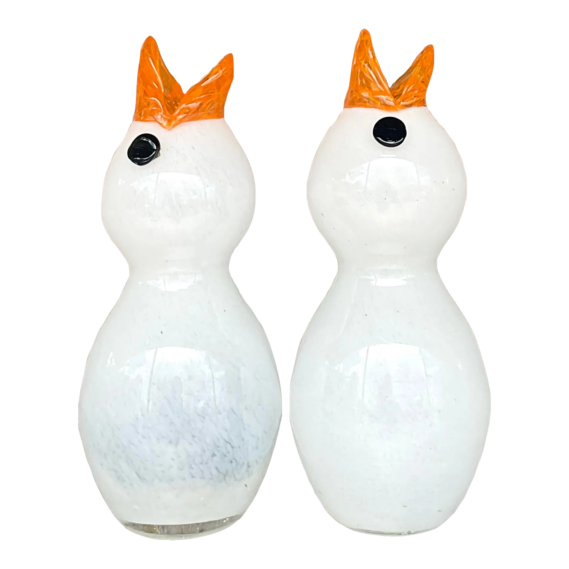 Givenchy vintage headbandVintage Boho Art Glass Bird Vases - a Pair