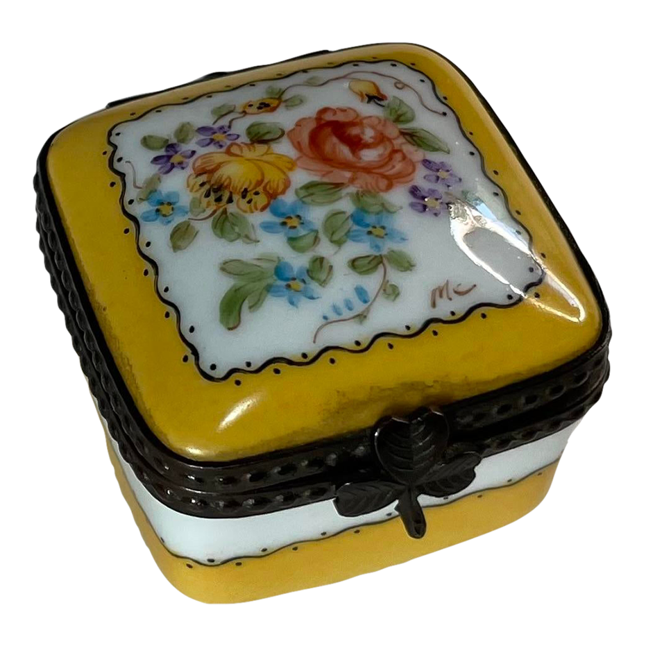 Antique Limoges Box With Clover Fitting Chairish