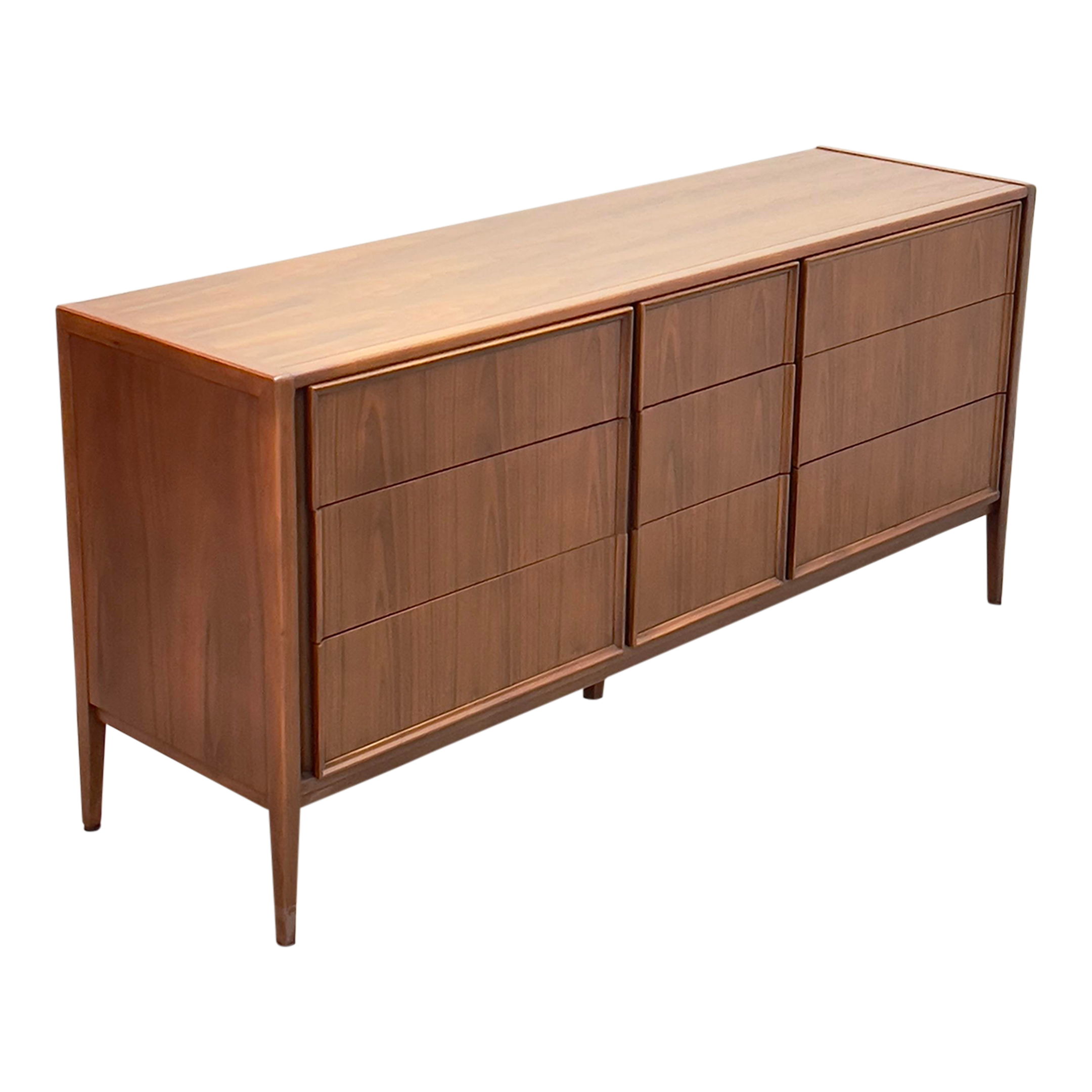 Mid Century Modern Walnut Dresser Chairish