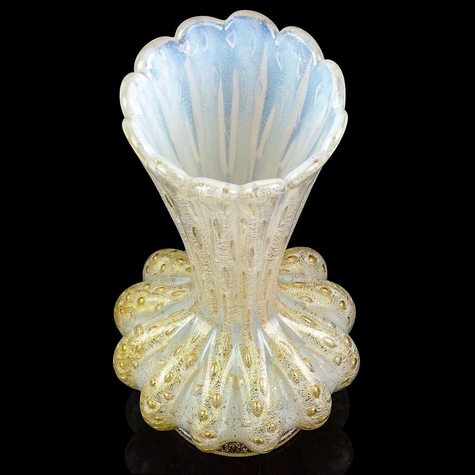 Barovier & Toso バロヴィエール&トーゾ フラワーベース 金箔