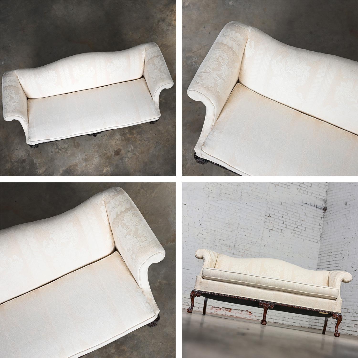 Queen anne camelback sofa slipcover hotsell