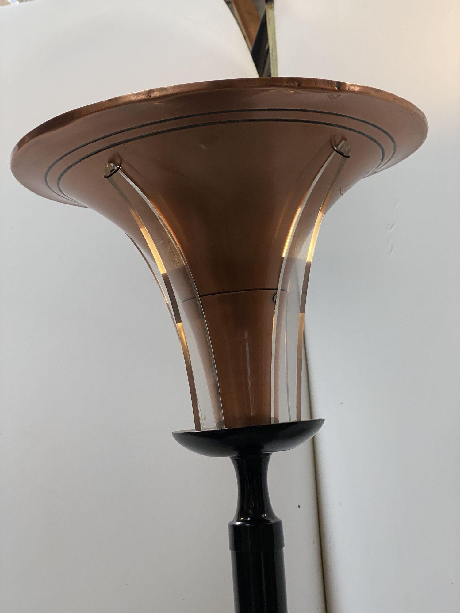 Vintage art top deco floor lamps