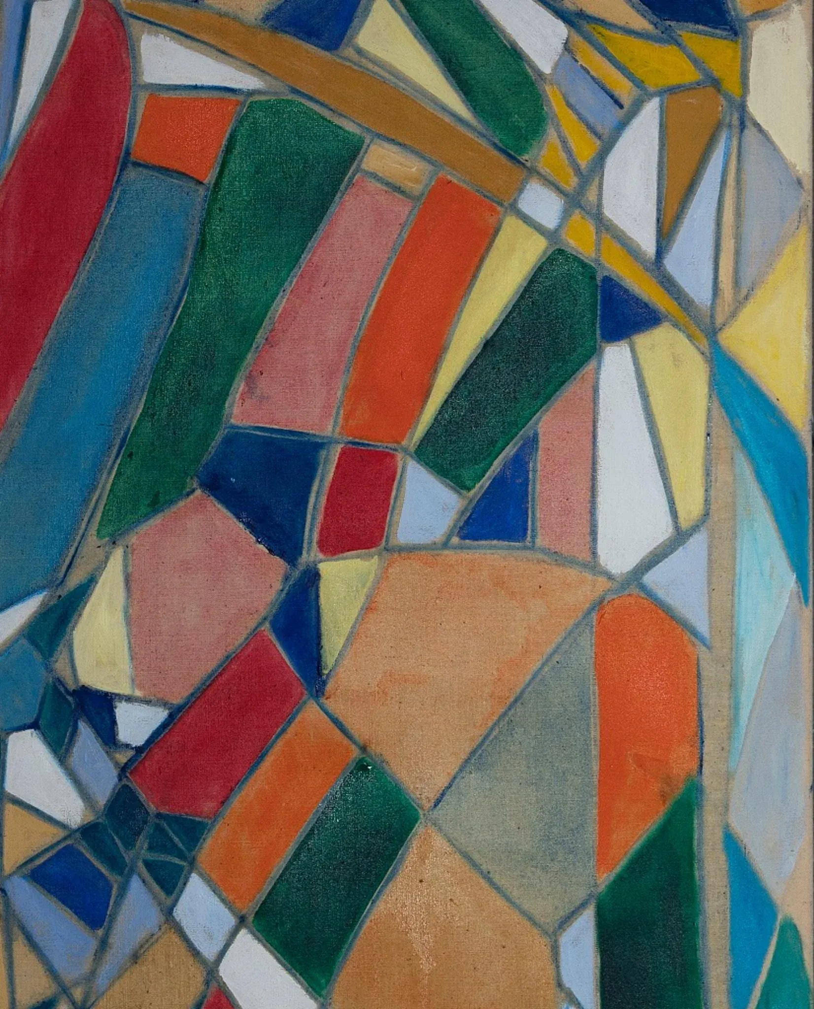 Giorgio Lo Fermo, Reticolo I, Oil on Canvas, 2021