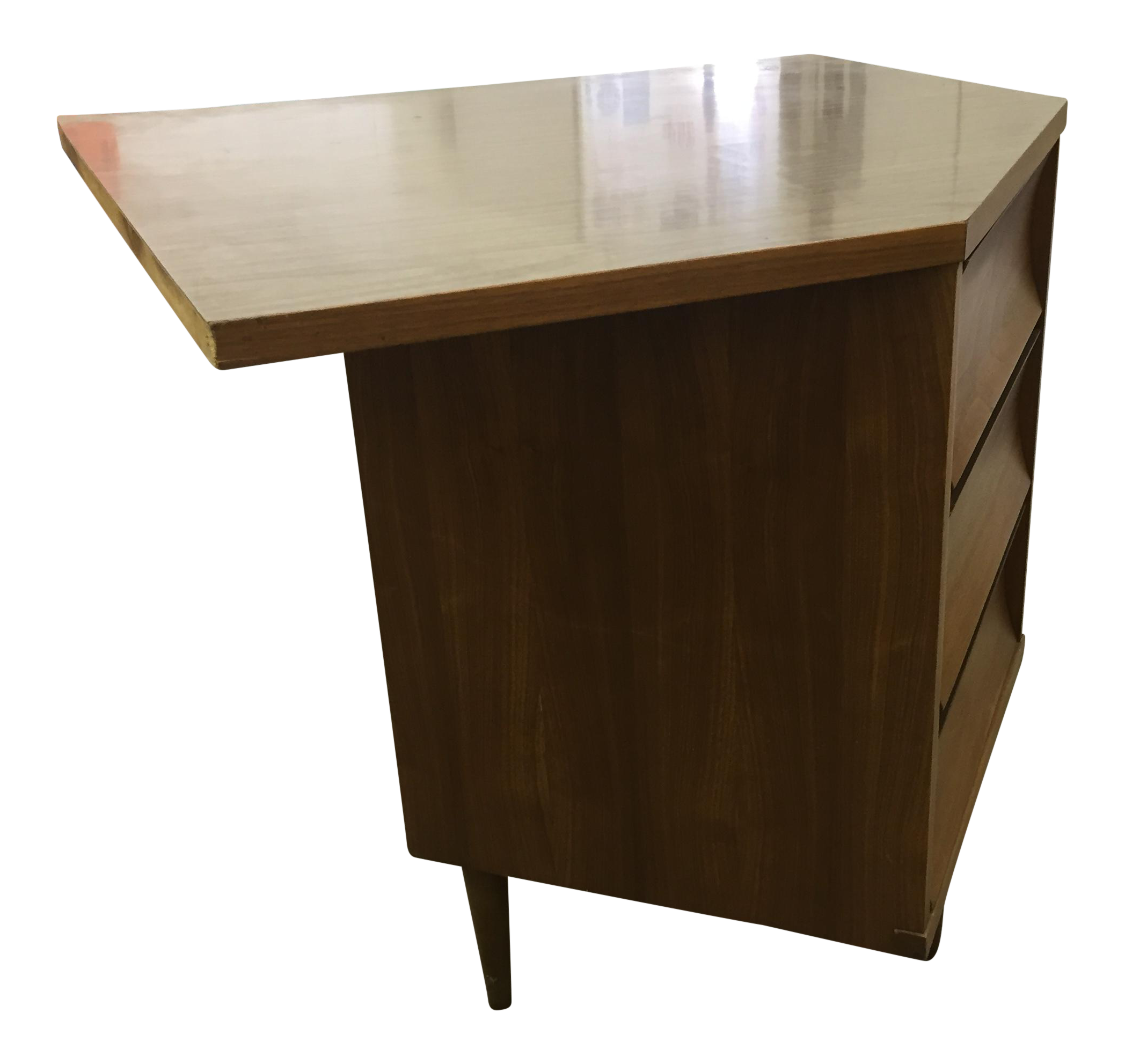Mid-Century Modern Corner Desk | Chairish