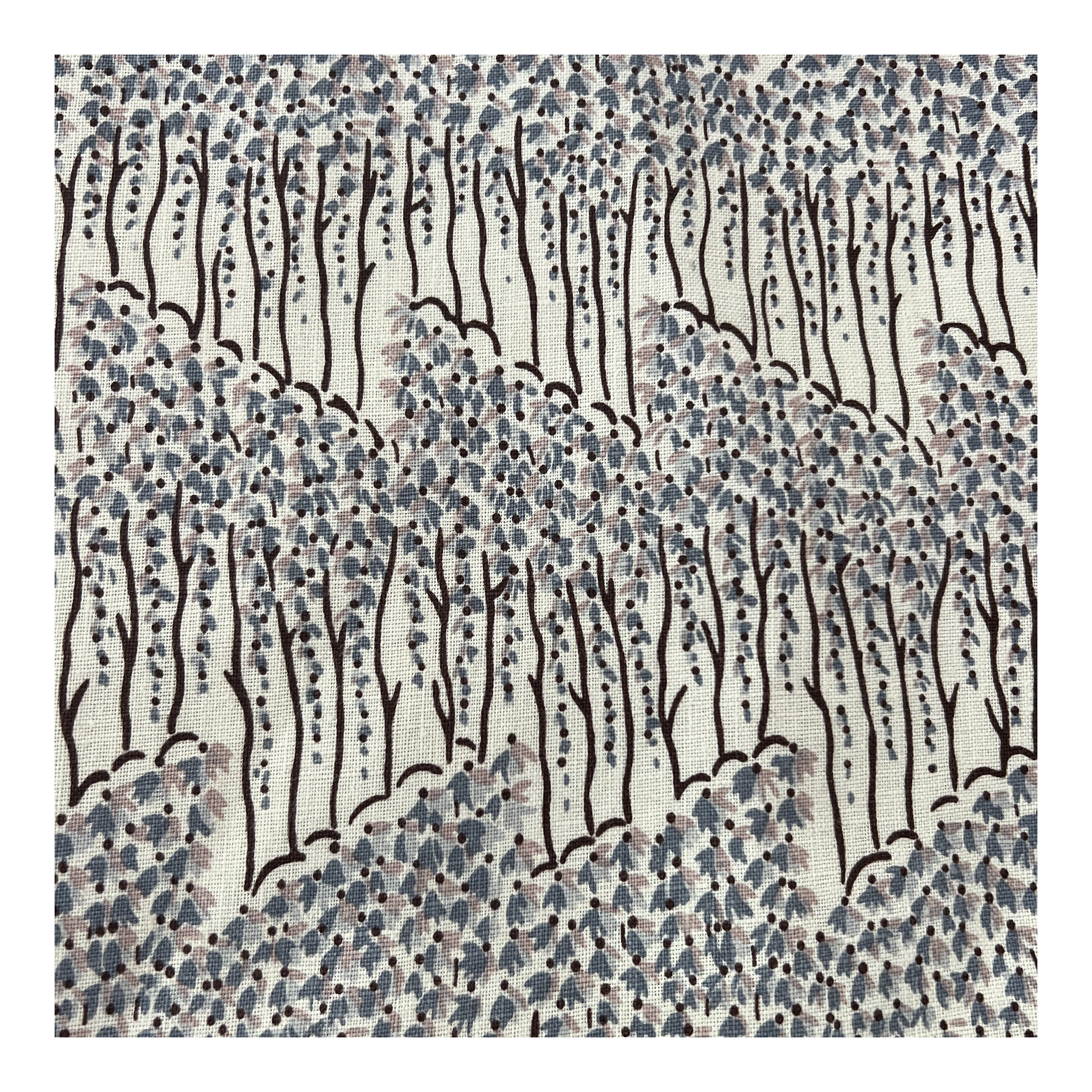 Designer Jane Shelton Deco Linen Fabric- 1 1/2 Yards