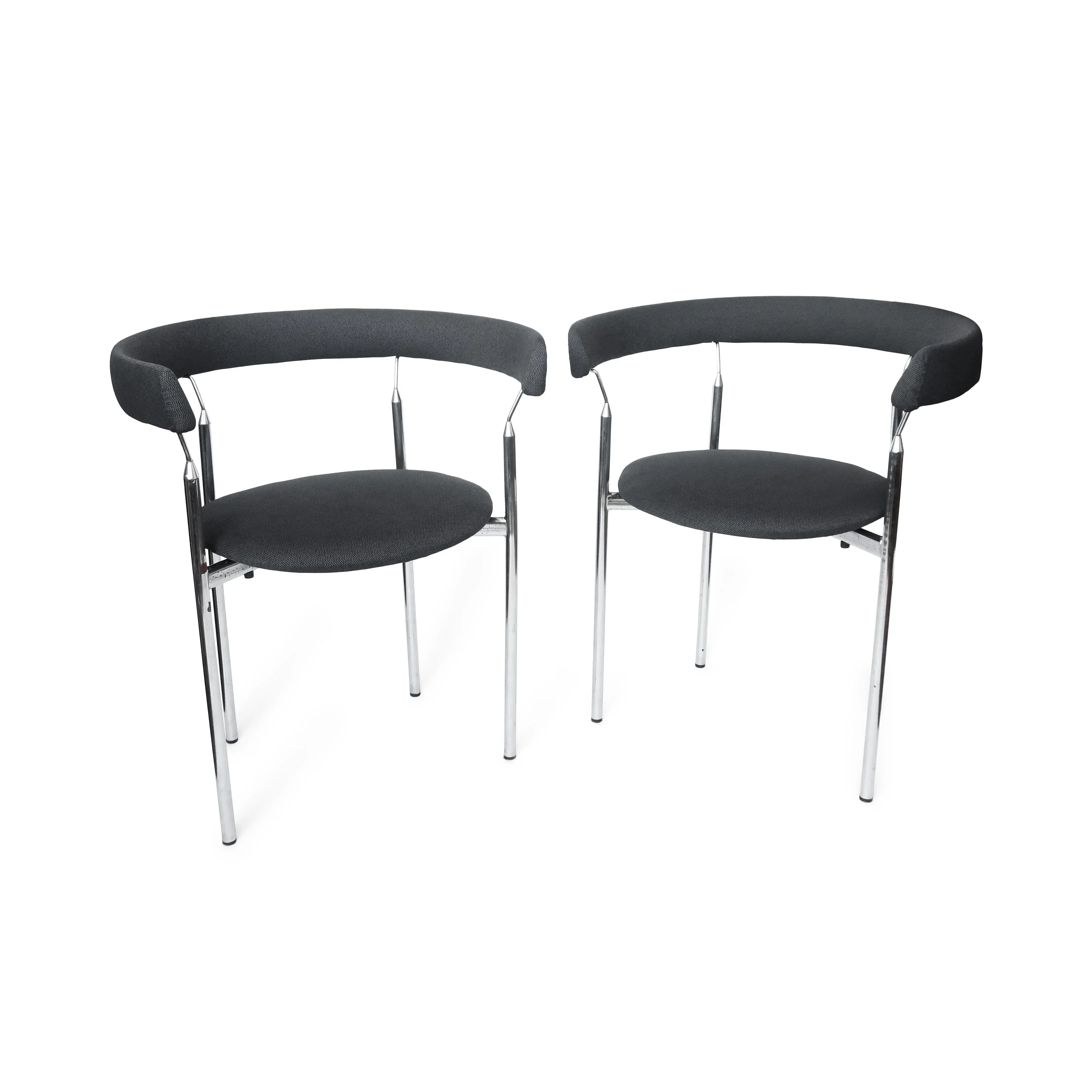 1960s Rondo Chairs by Jan Lunde Knudsen for Sorlie Mobler - Set of