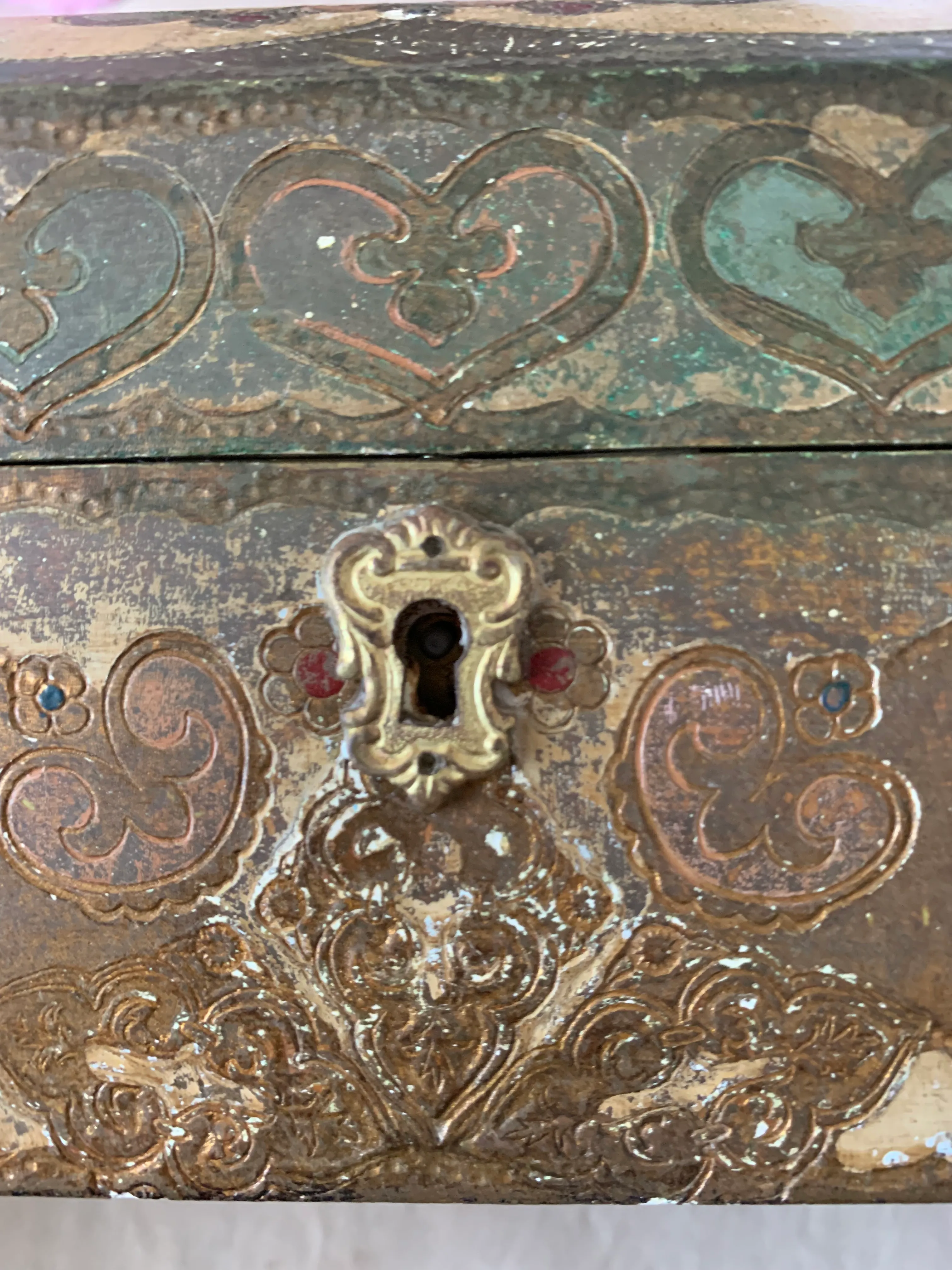 ビンテージ Florentine調 ジュエリーボックス