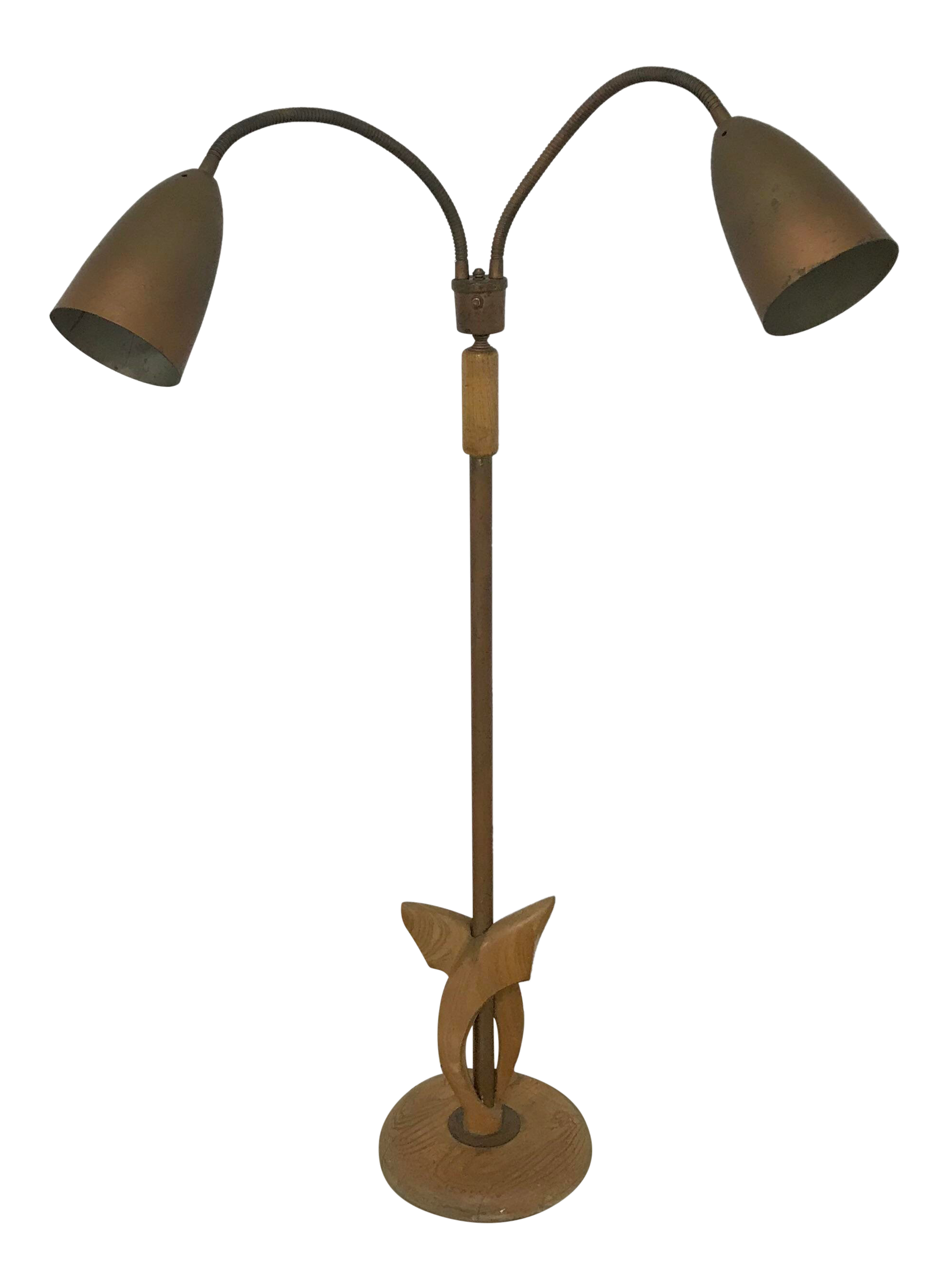 Mid Century Modern Gooseneck Floor Lamp Chairish