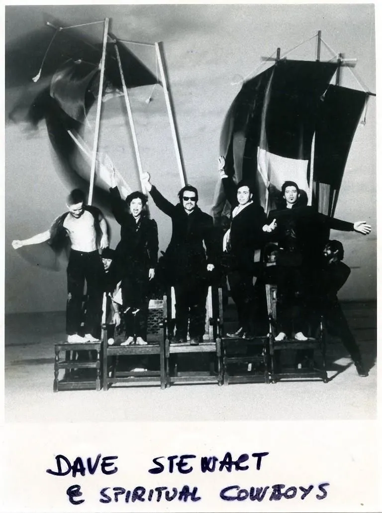 Unknown - Portrait of Dave Stewart and Spiritual Cowboys - Vintage Photo - 1990s
