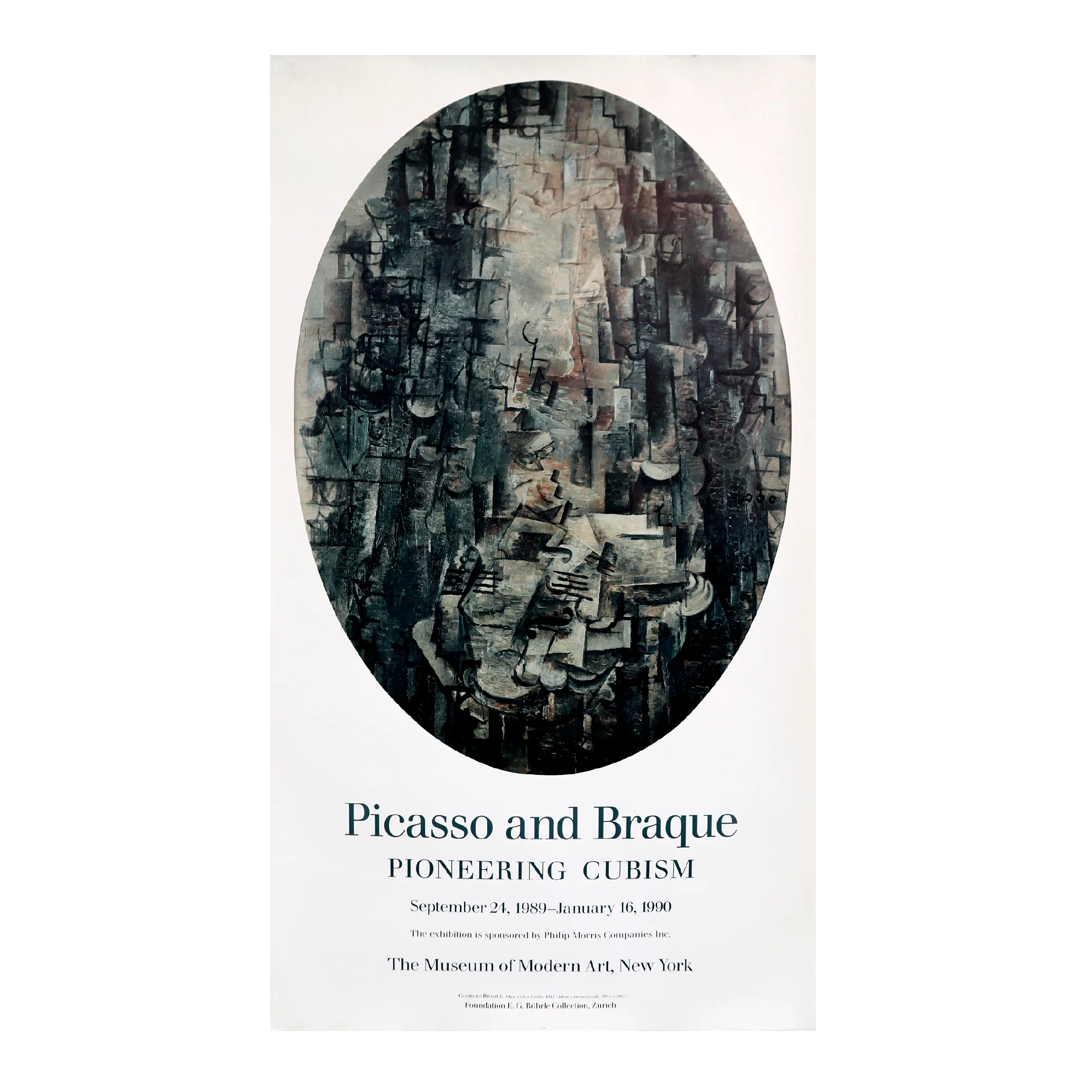 1989-90 American Exhibition Poster - Picasso and Braque