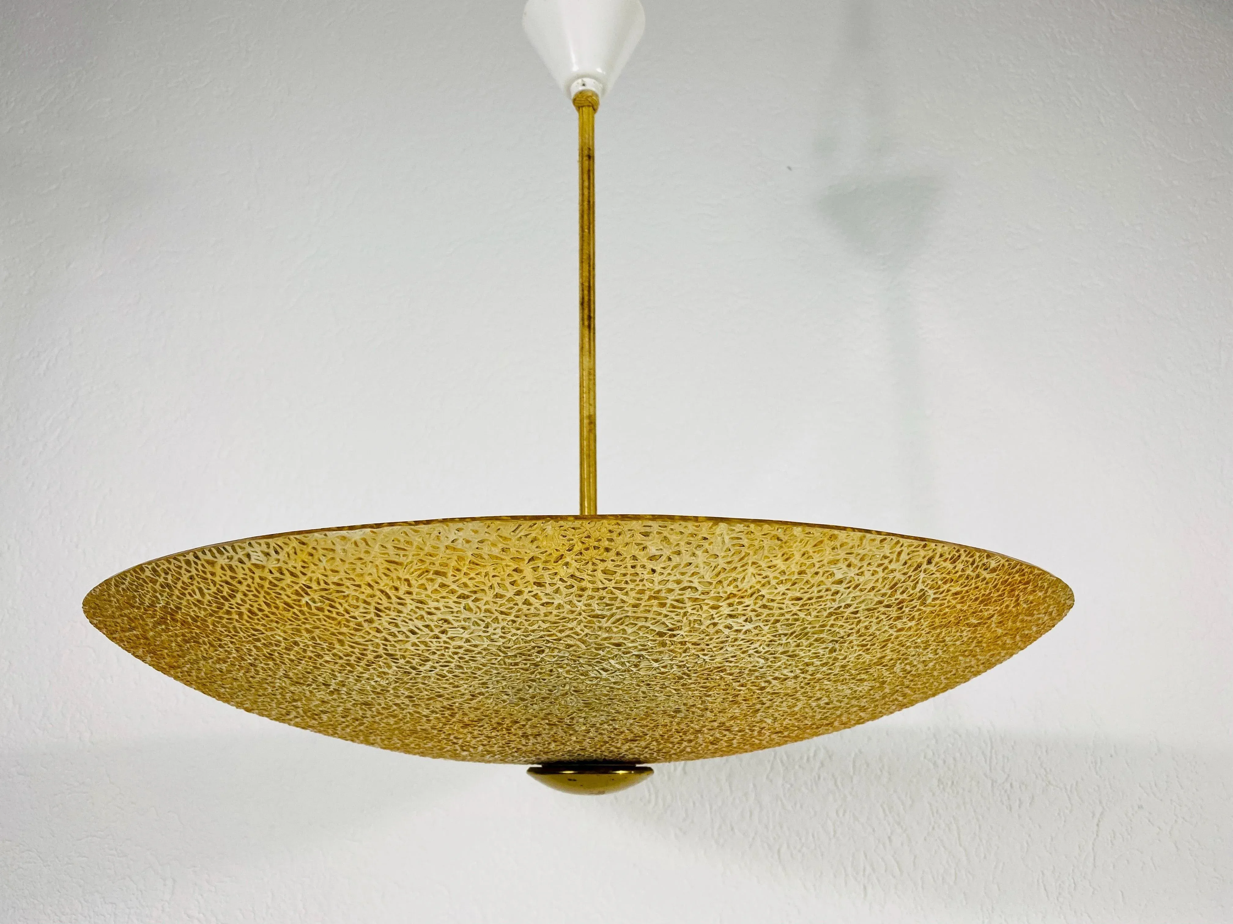 Mid-Century Acrylic Glass Pendant Lamp Attributed to Boris Lacroix, 1960s