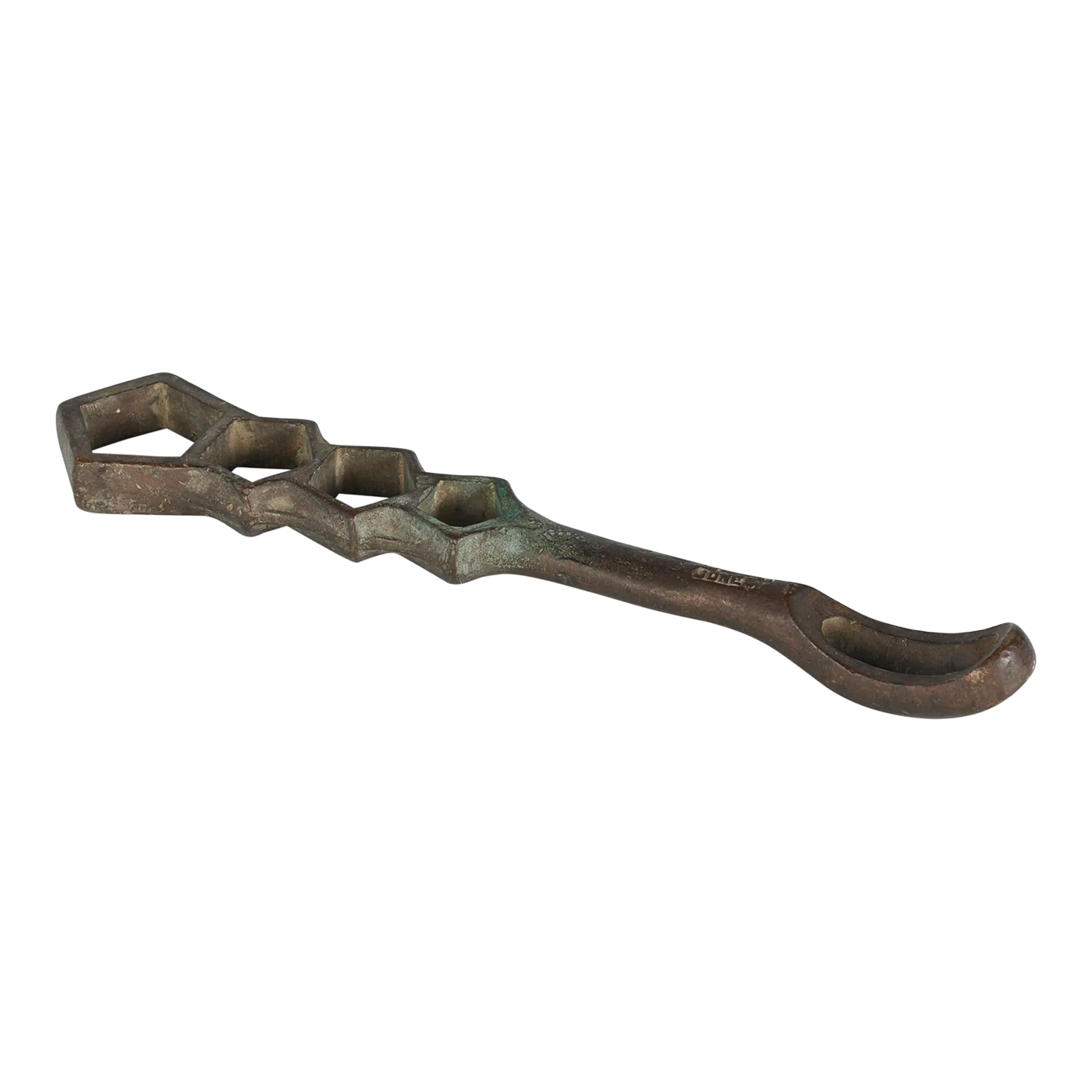Bronze Fire Hydrant Wrench by Jones Chairish