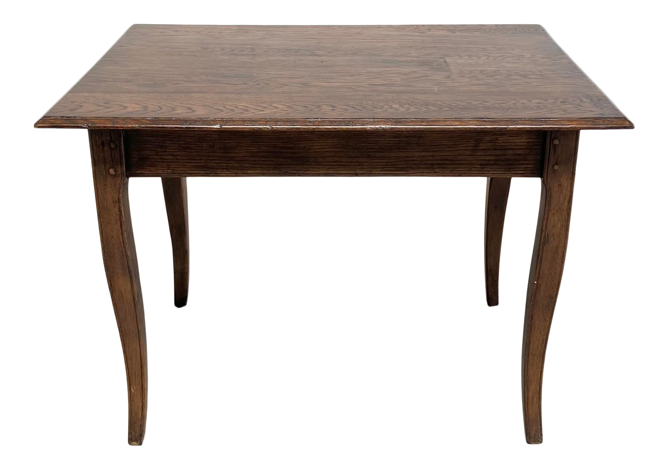 Vintage Oak Side Table | Chairish