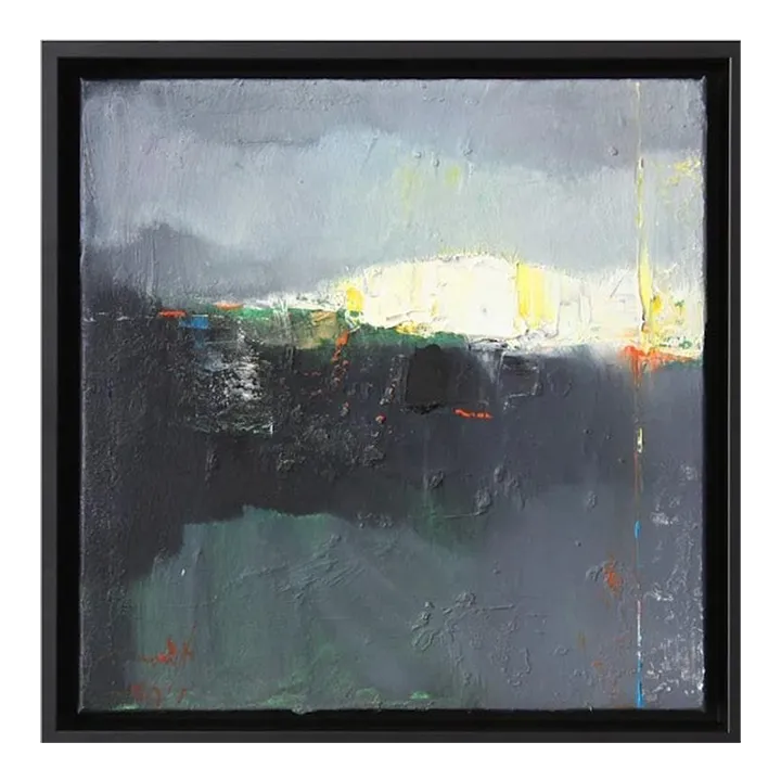 Abstract Oil Painting, "Mirage 2" Chairish