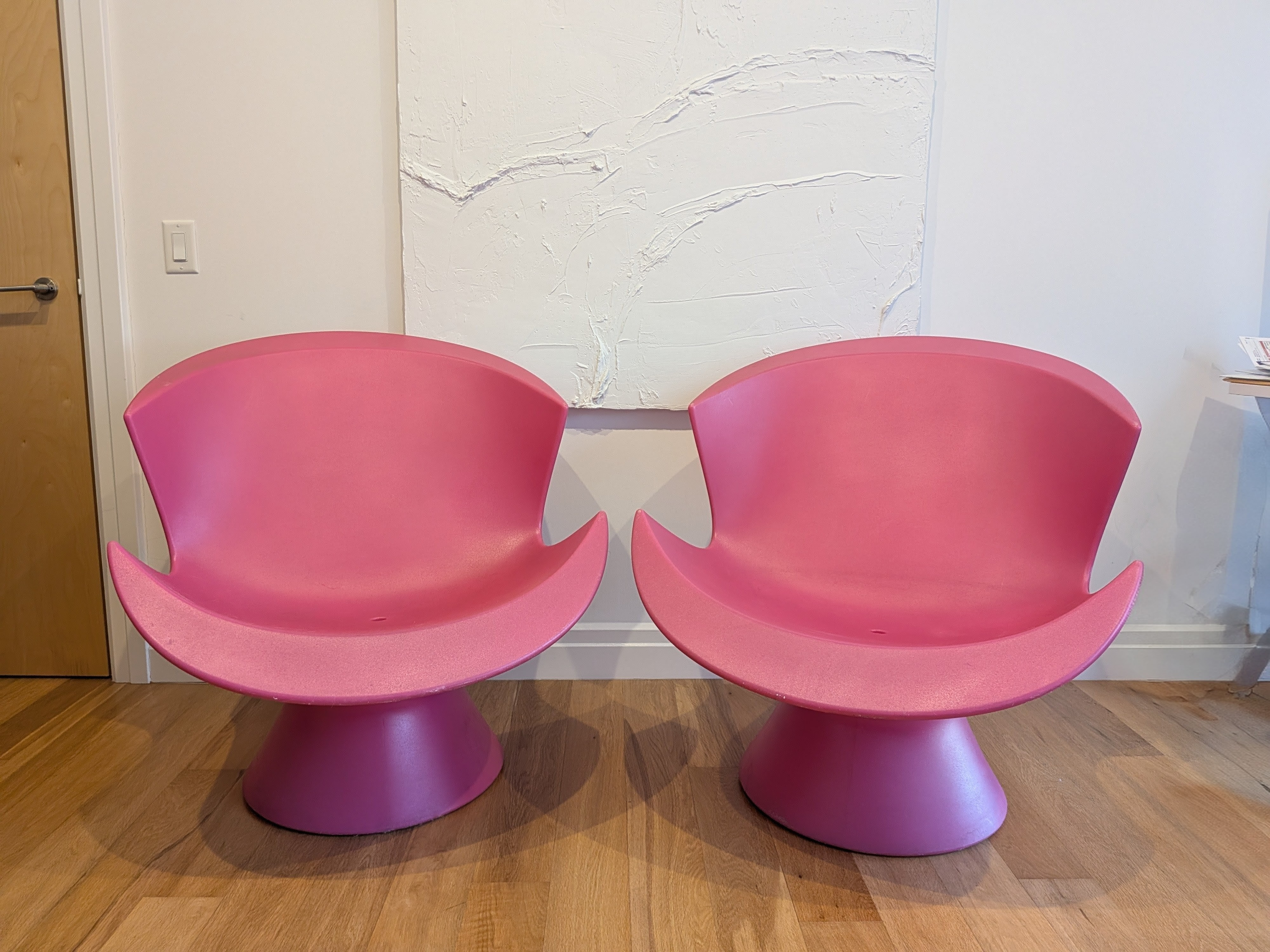 レア　Karim Rashid バタフライチェア　ピンク Karim Rashid Label Pink Kite Chair Set