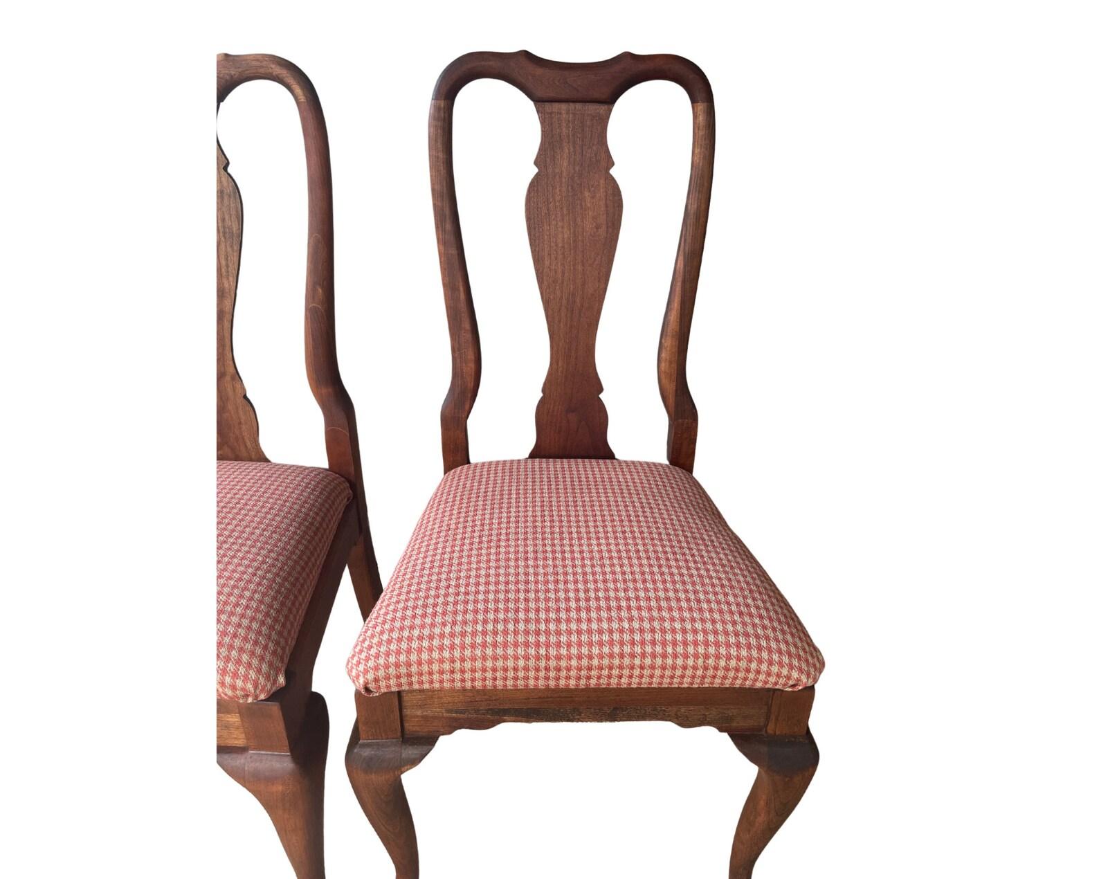 Vintage ethan sale allen dining chairs