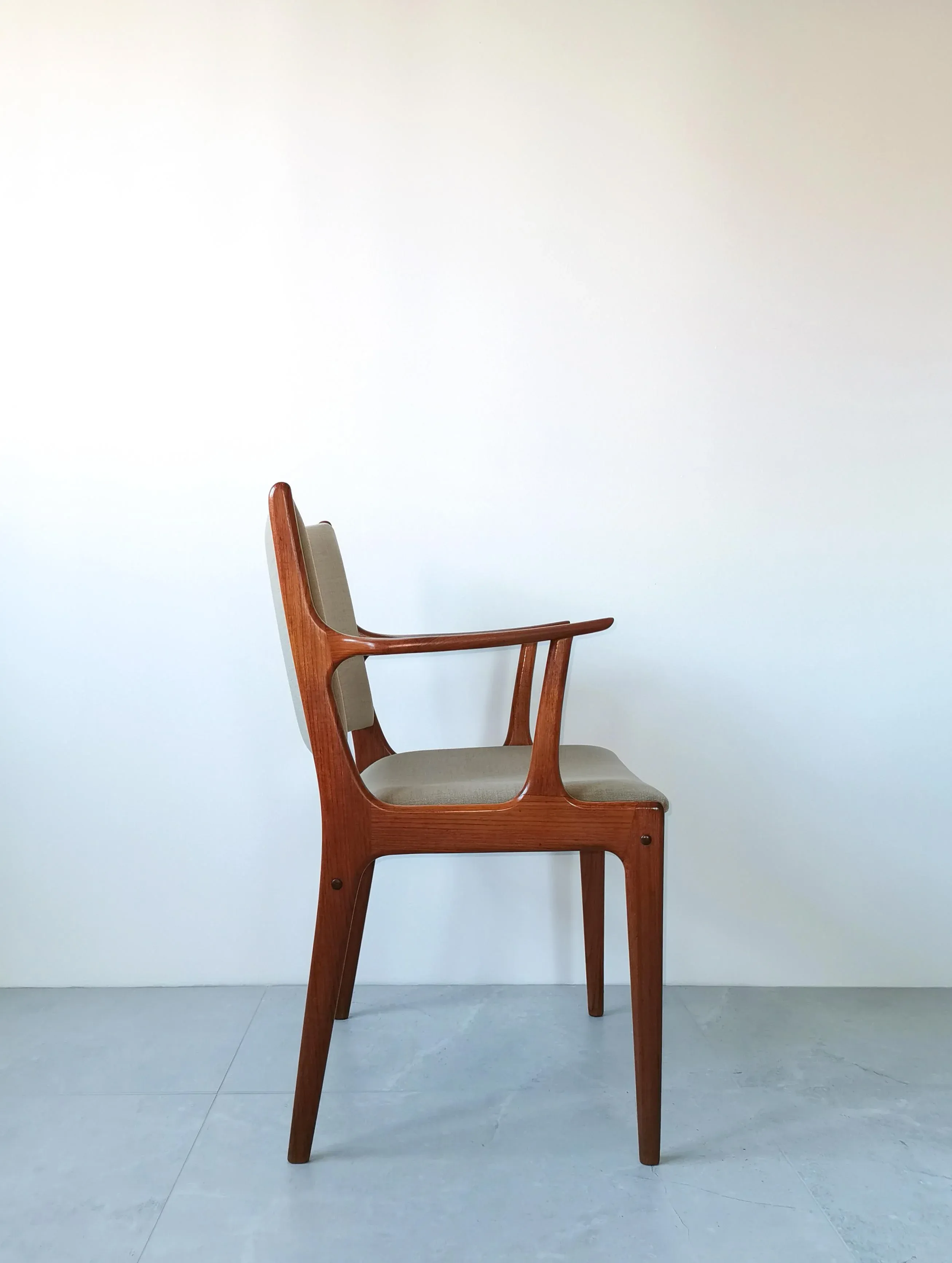 デンマーク Johannes Andersen ローズウッド 本革 Uldum Rosewood Armchair by Johannes Andersen for Uldum Møbelfabrik