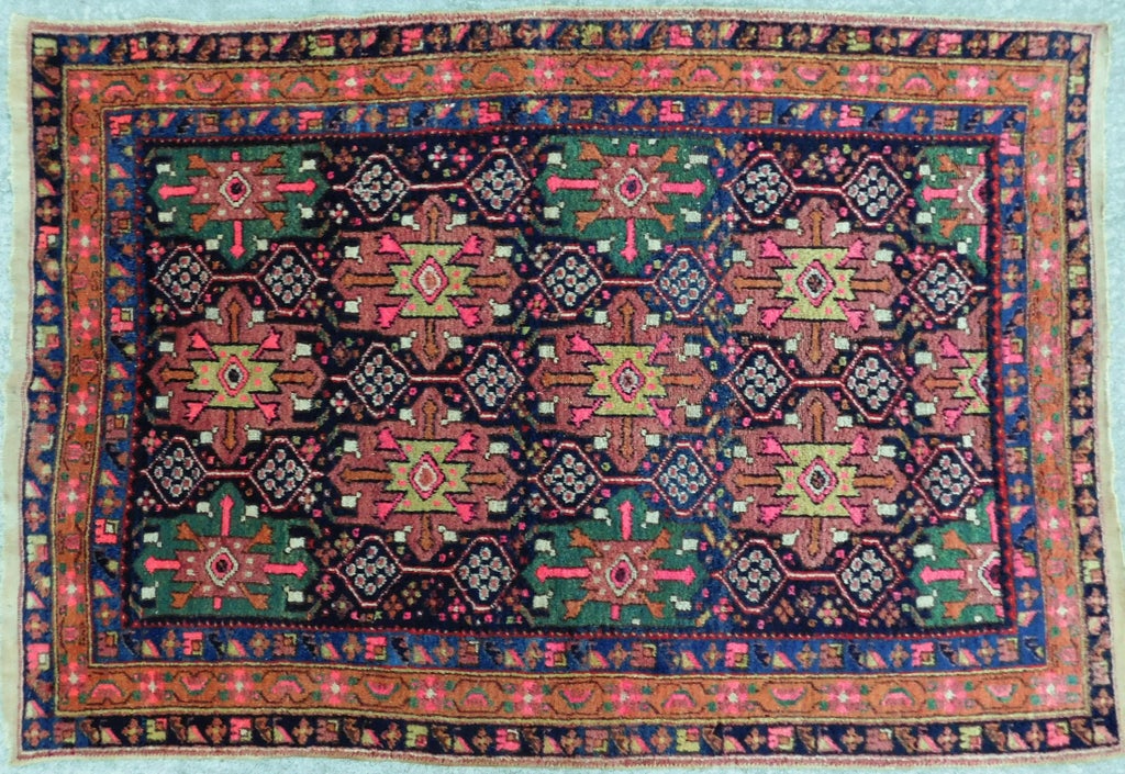 1950s Vintage Antique Handknotted Persian Rug 4\
