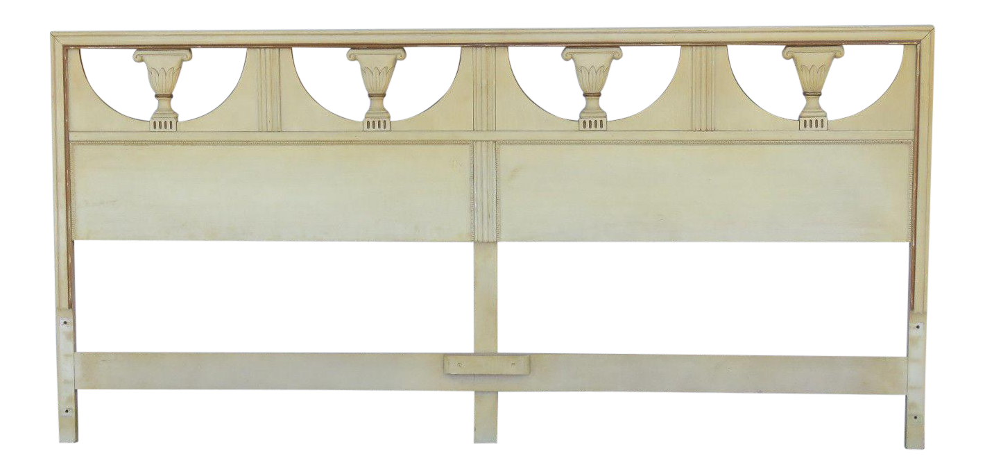 French Painted King Size Headboard Chairish