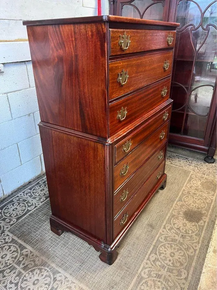 Maddox Furniture Chippendale Style Solid Mahogany Bracket Foot