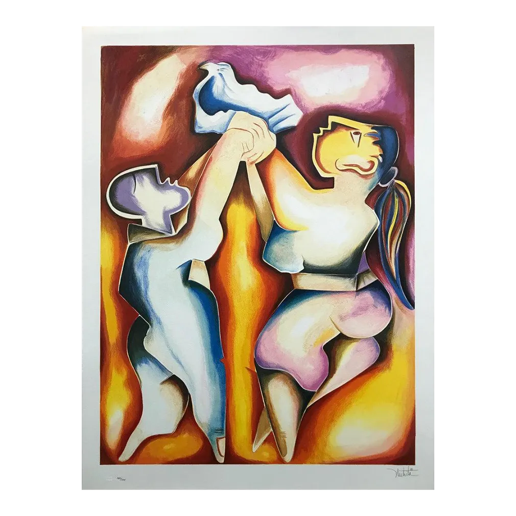 Peace Keepers, Alexandra Nechita Lithograph on Paper