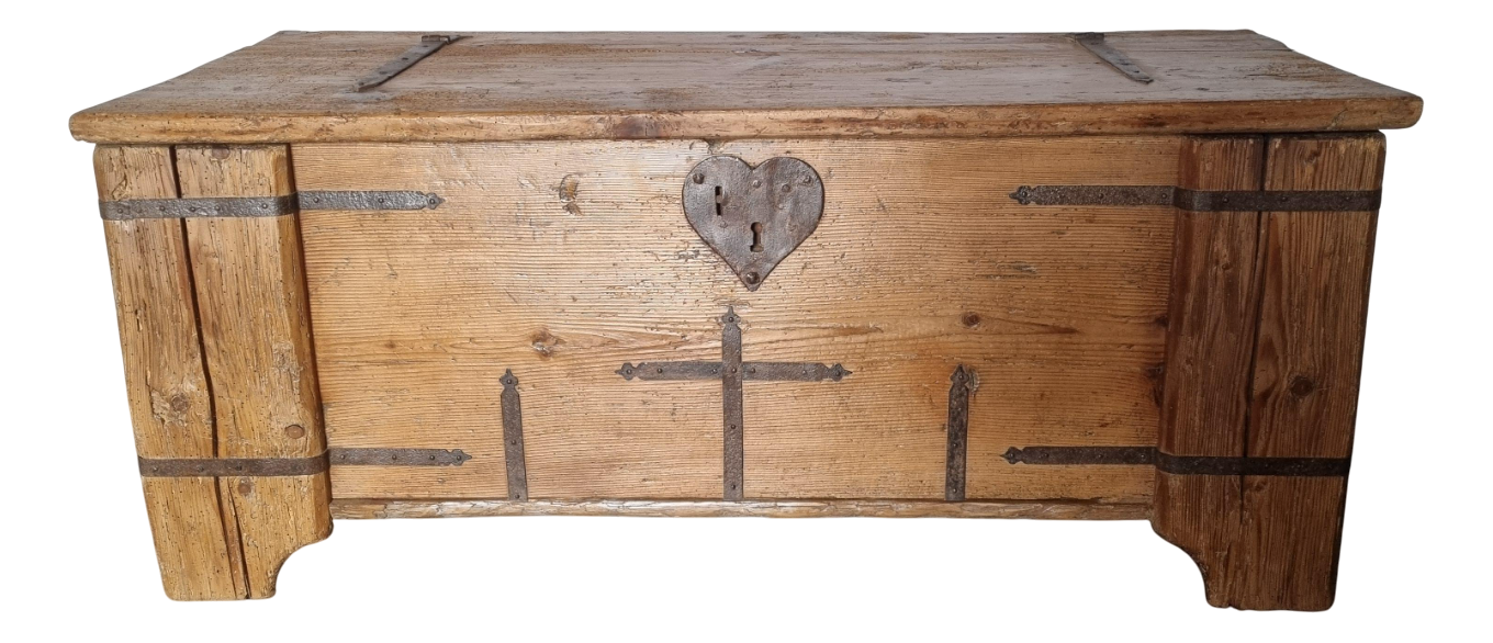 Antique Larch Chest, 1890s