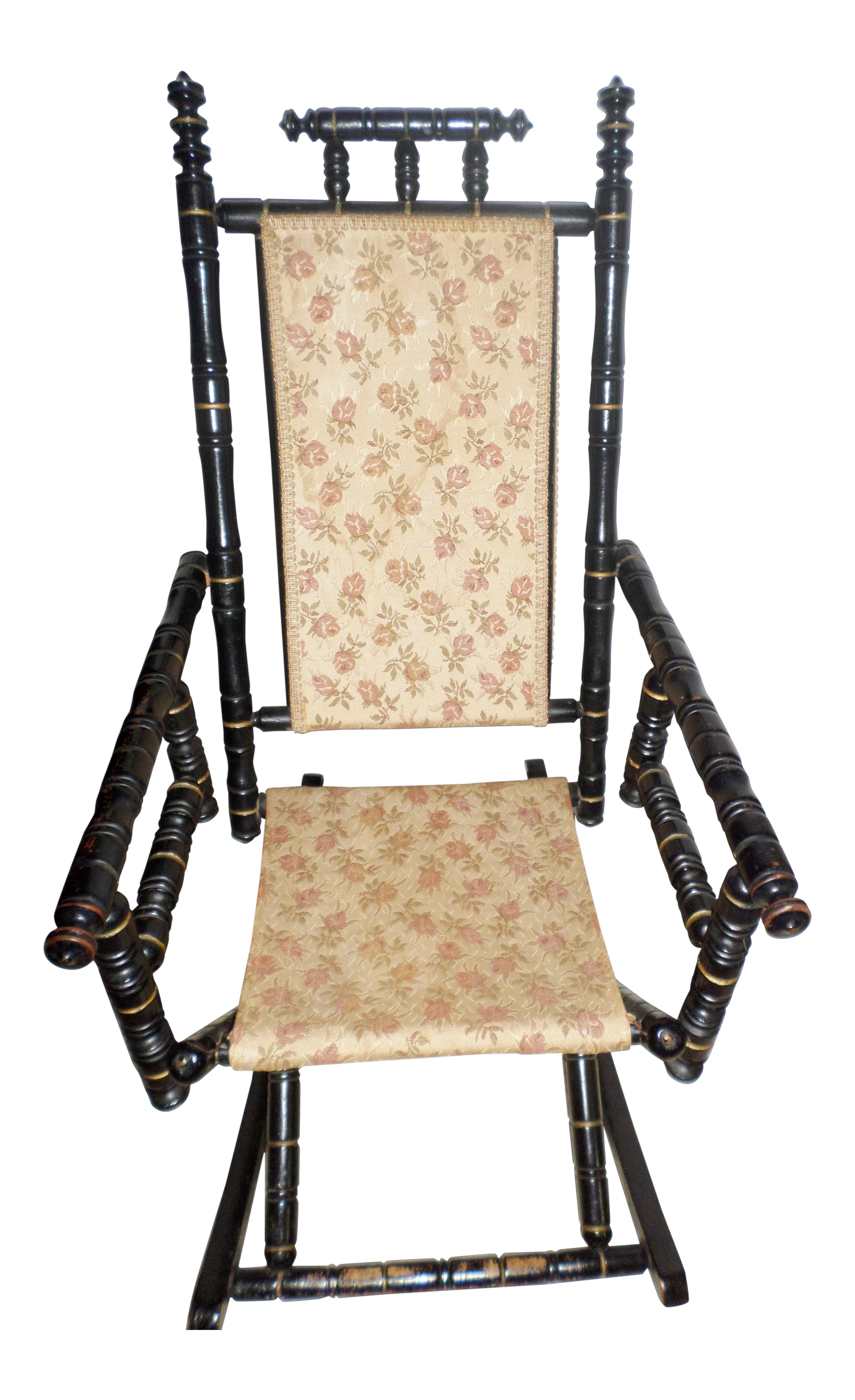 Antique victorian online folding rocking chair
