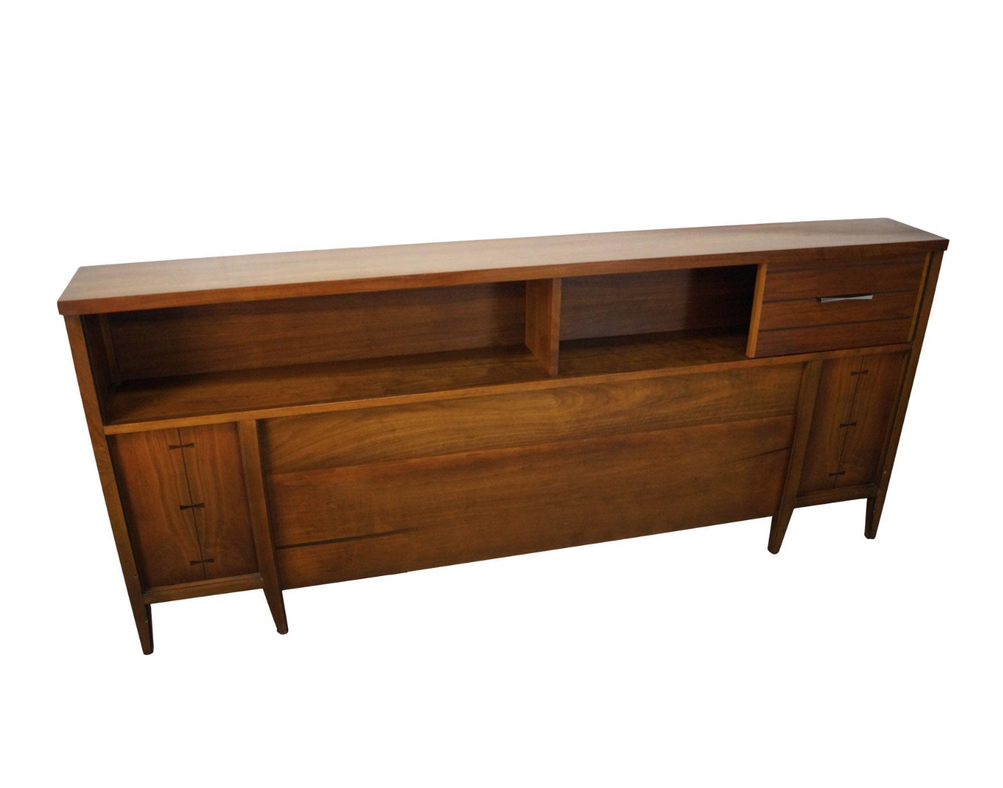 Lane MidCentury King Size Bookcase Headboard Chairish